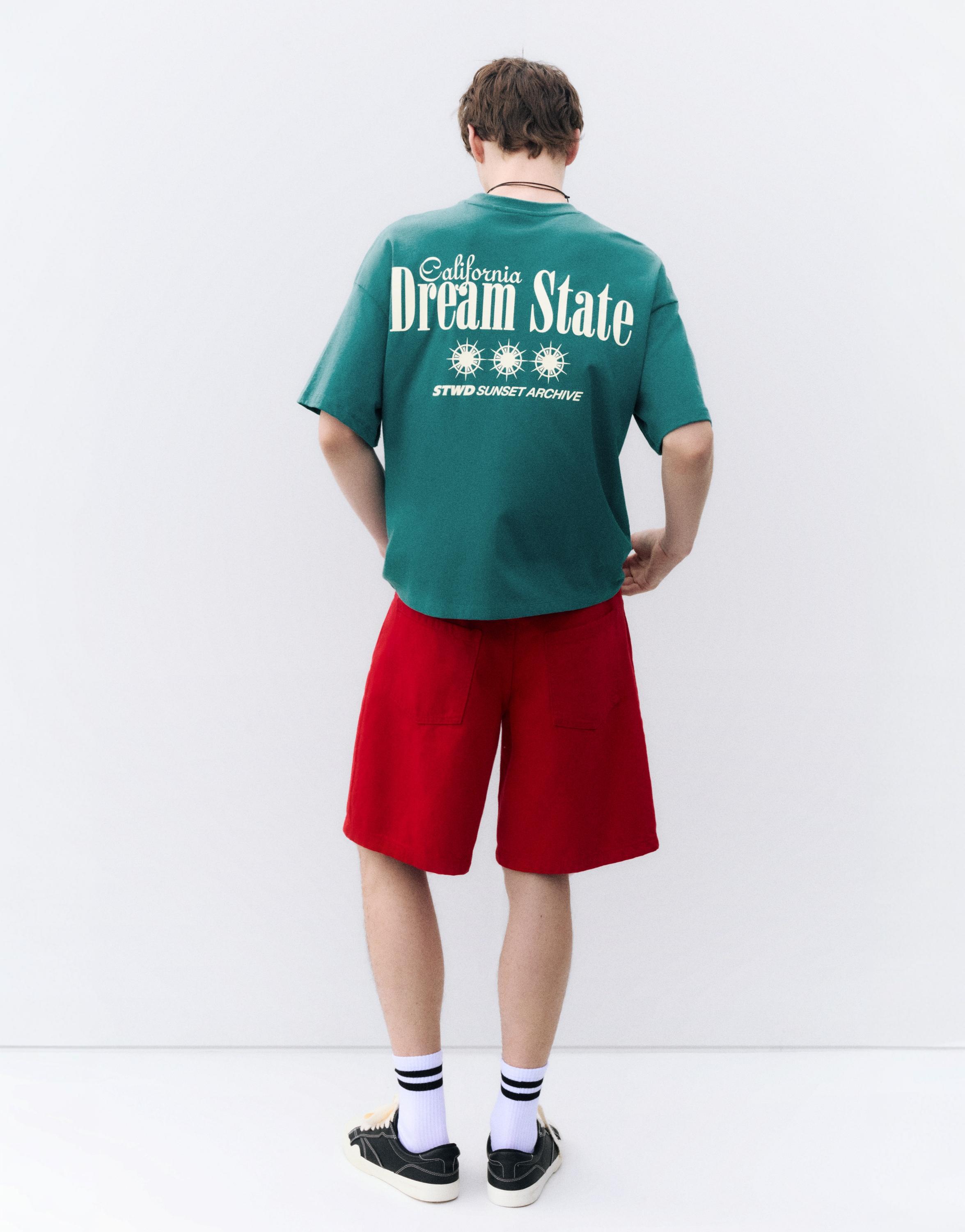 STWD boxy T-shirt — Green