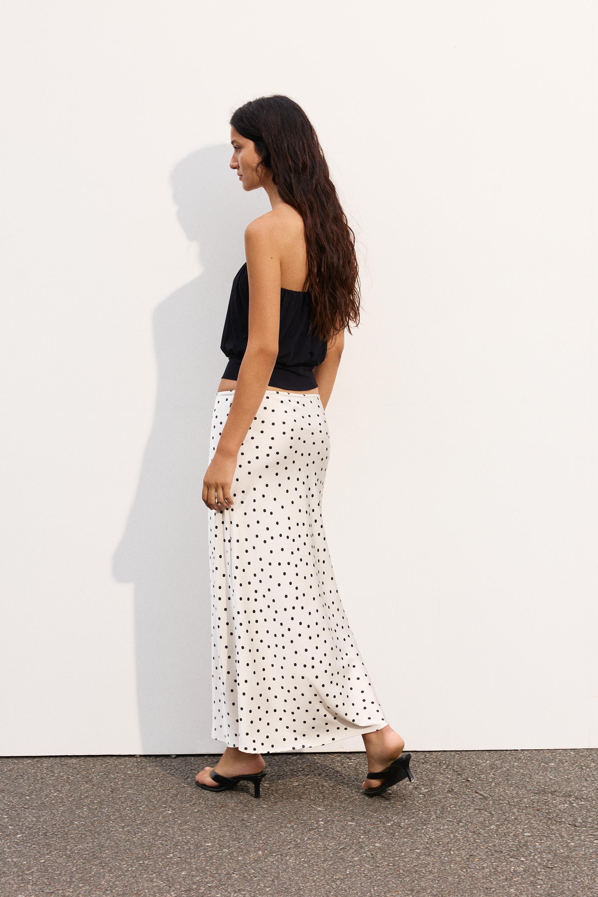 Strapless top with waistband — Black