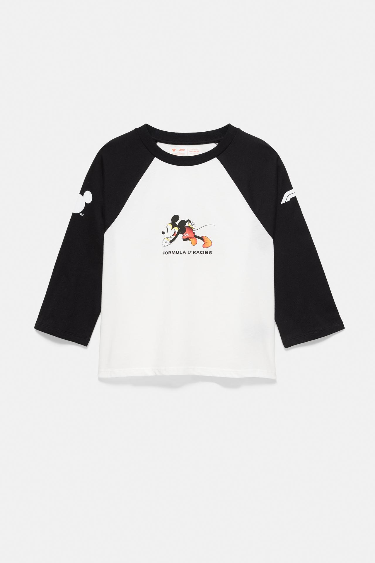 Disney x F1 graphic raglan T-shirt — Ice