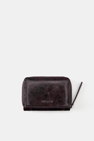 Distressed wallet — Burgundy 2