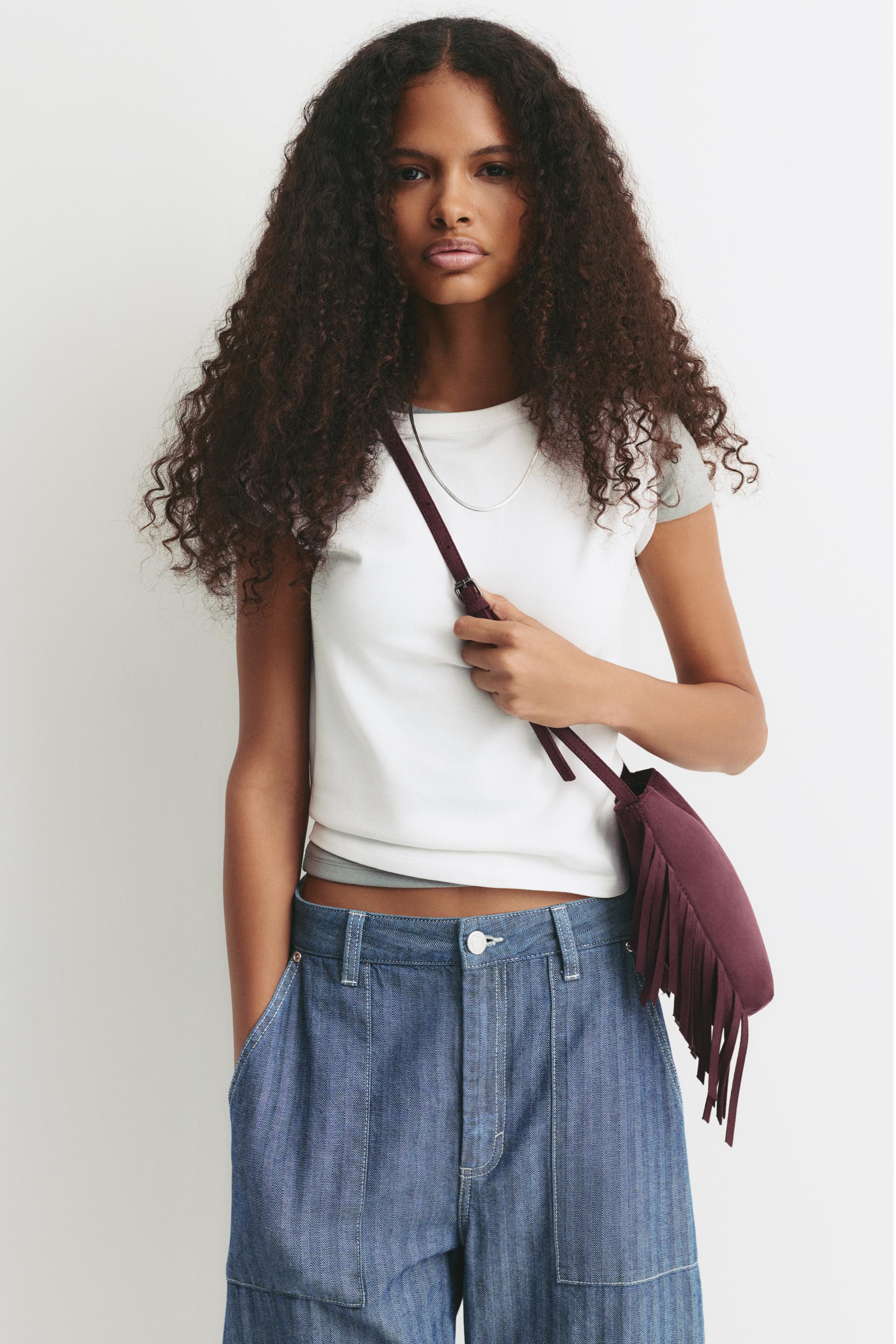 Gürteltasche Pull And Bear Rucksack Damen Umhängetasche Mit
