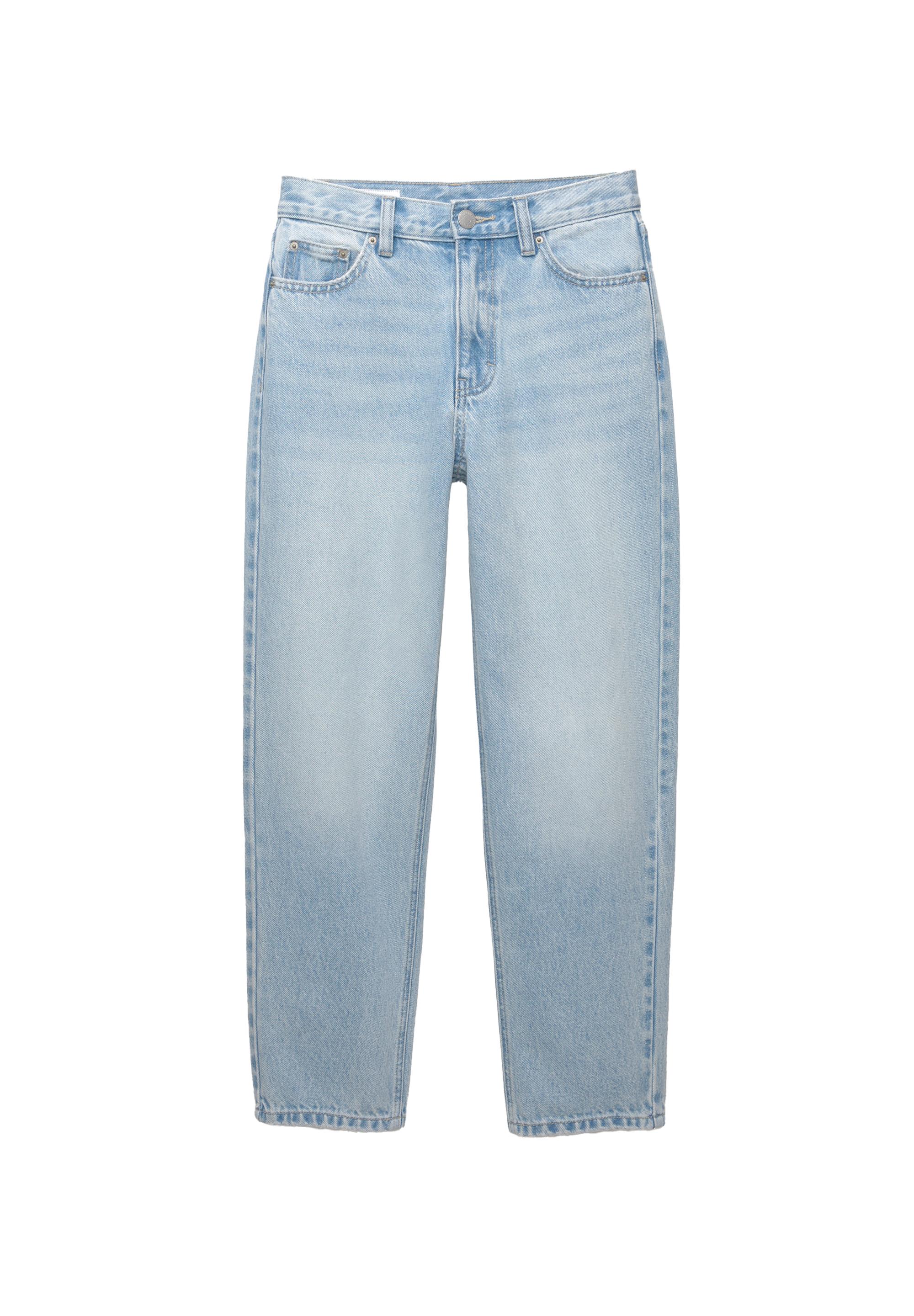 High-waist mom jeans — Pale blue