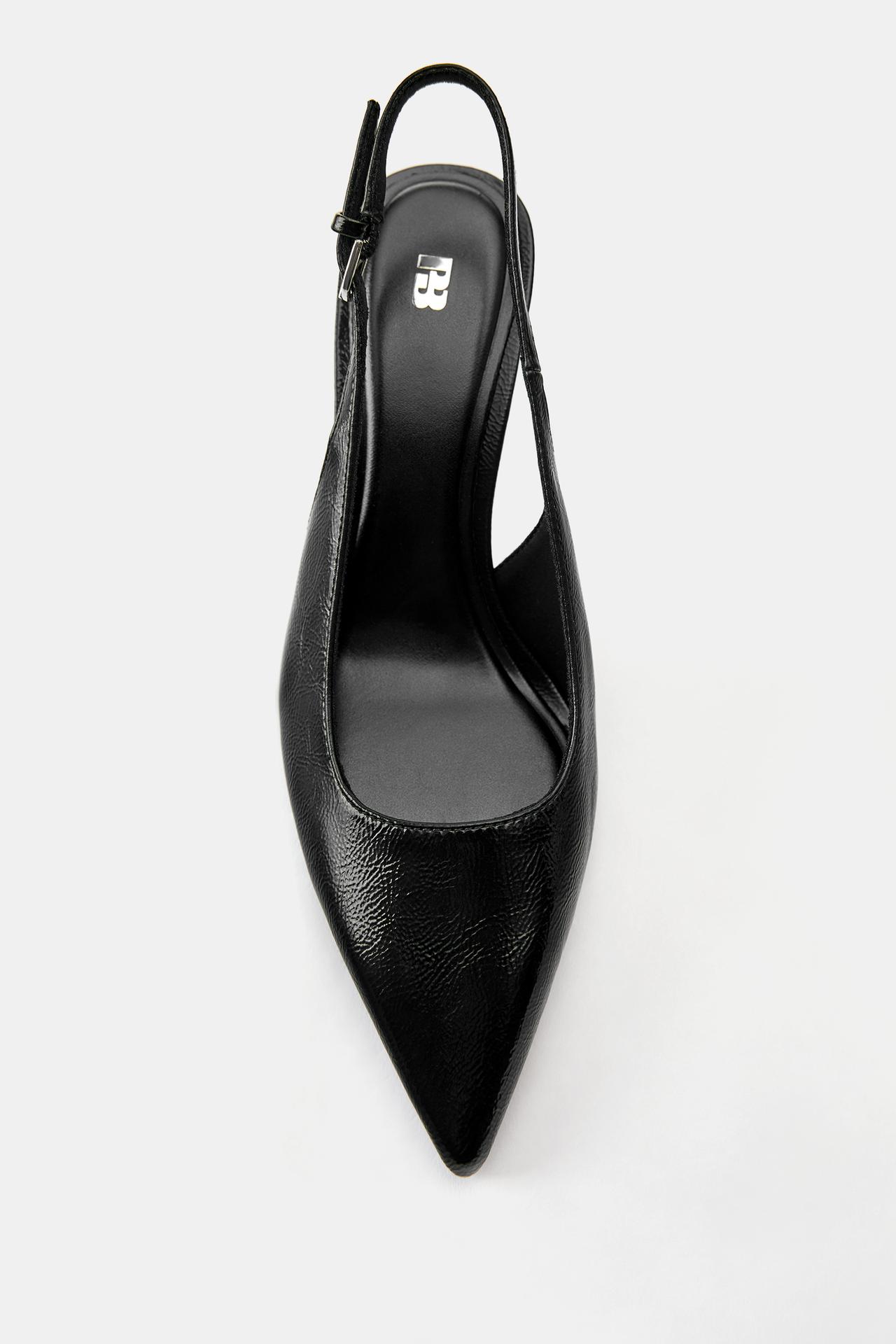 Detail heeled shoes — Black