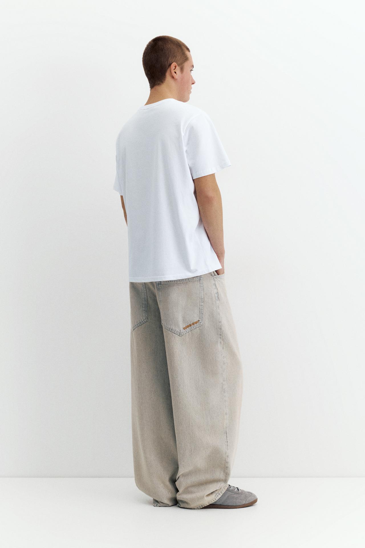 Embroidered logo T-shirt — White