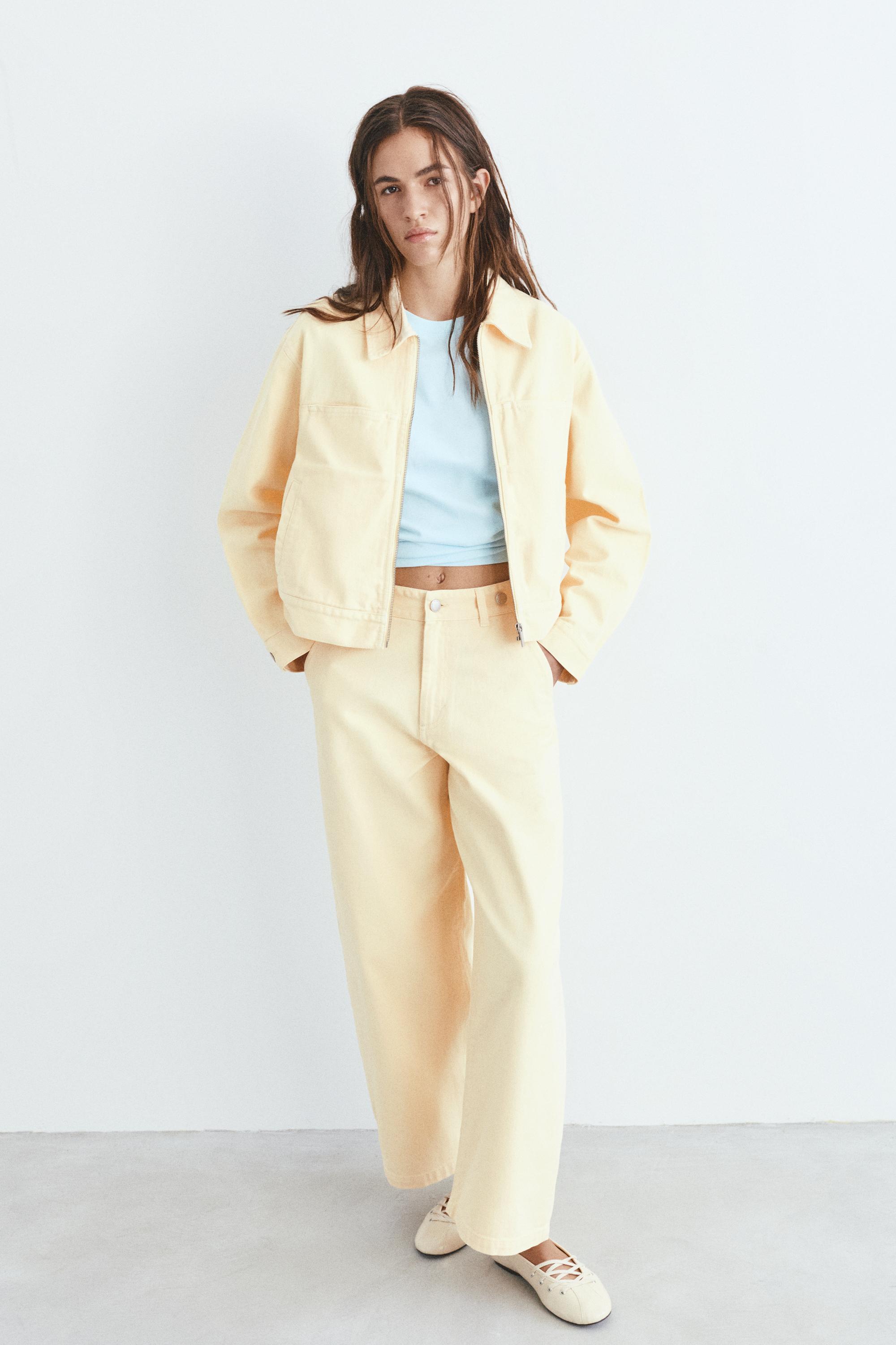 Yellow utility jacket — Yellow