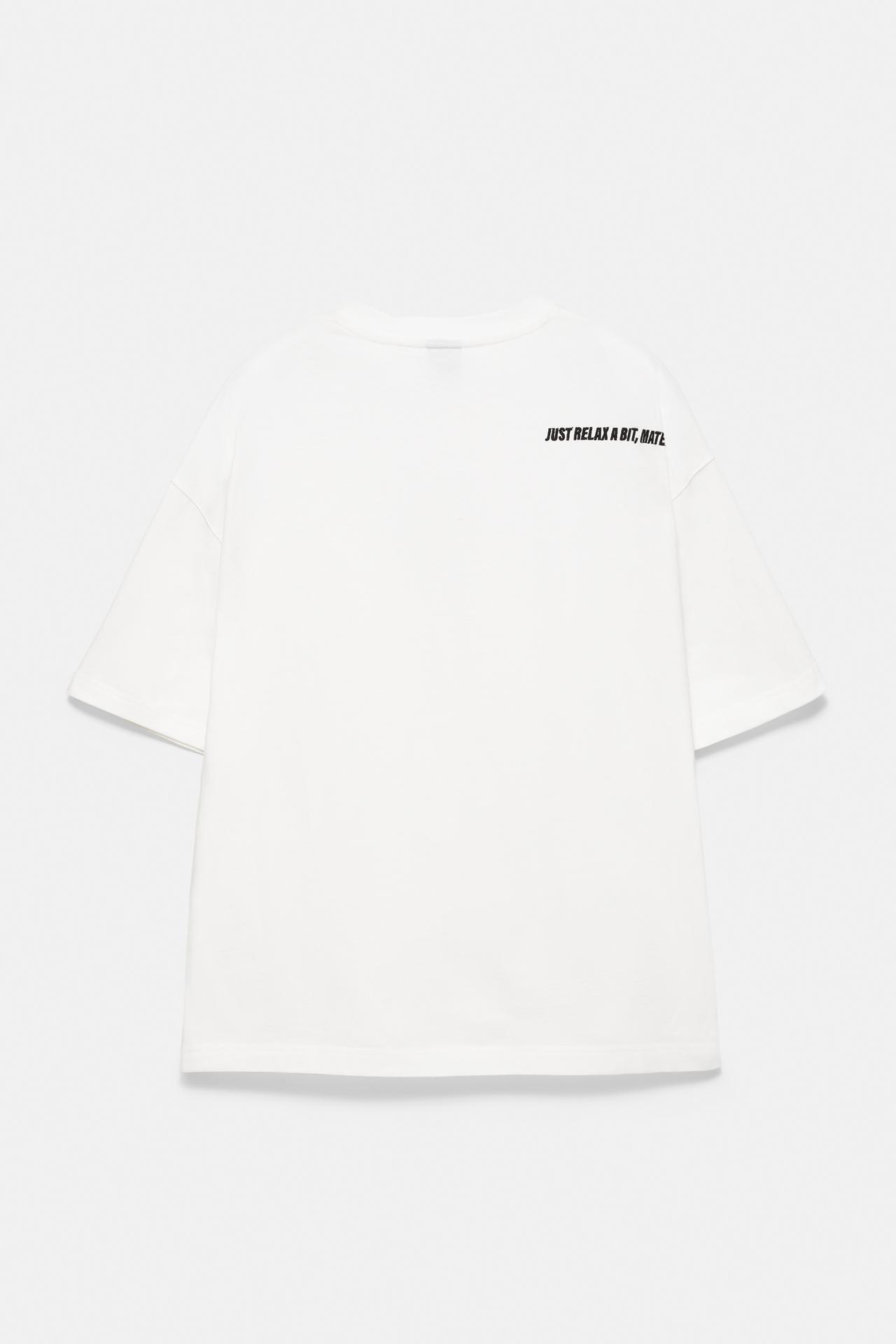 Hamster graphic T-shirt — White