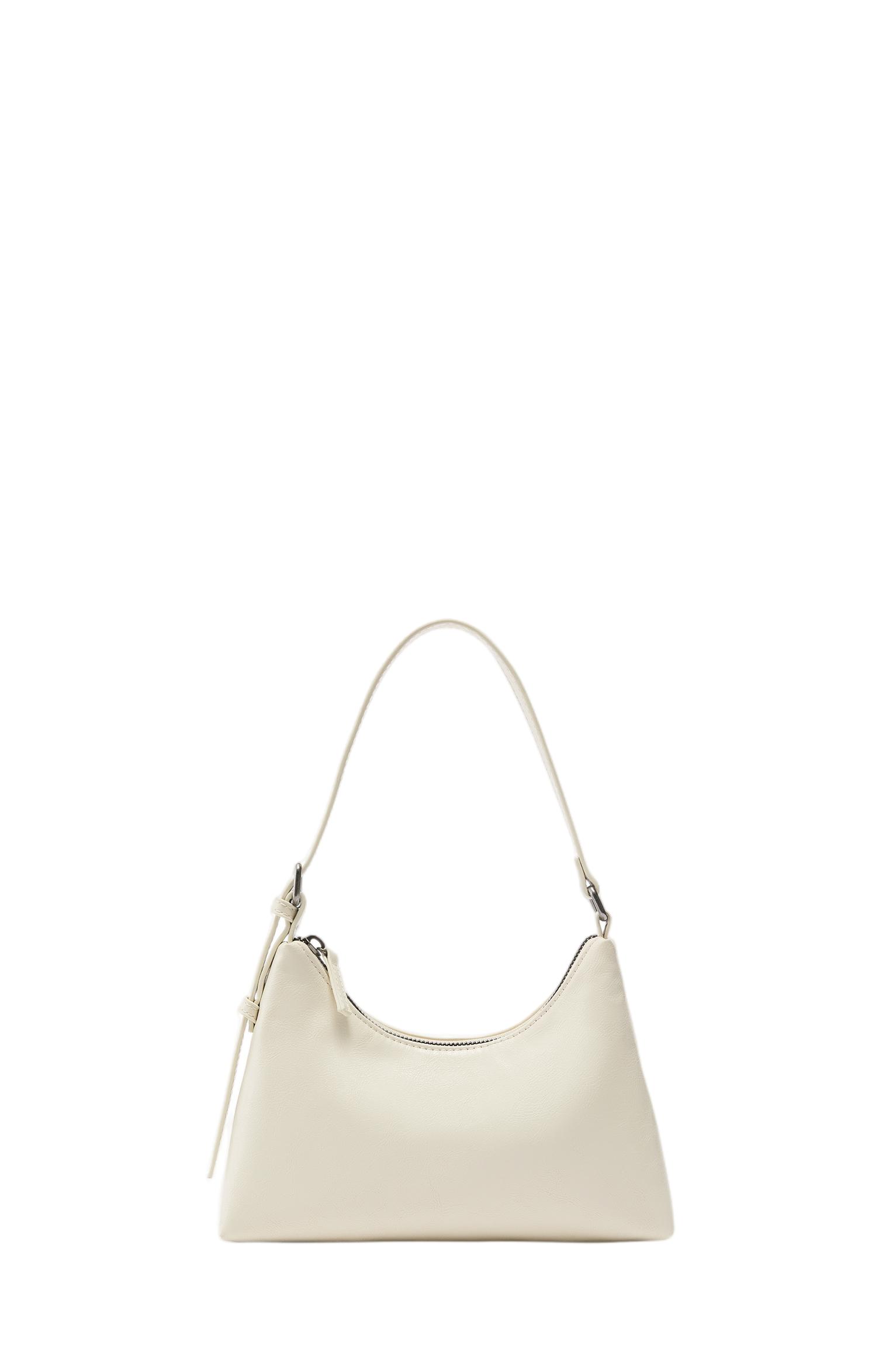 Casual shoulder bag — Ecru