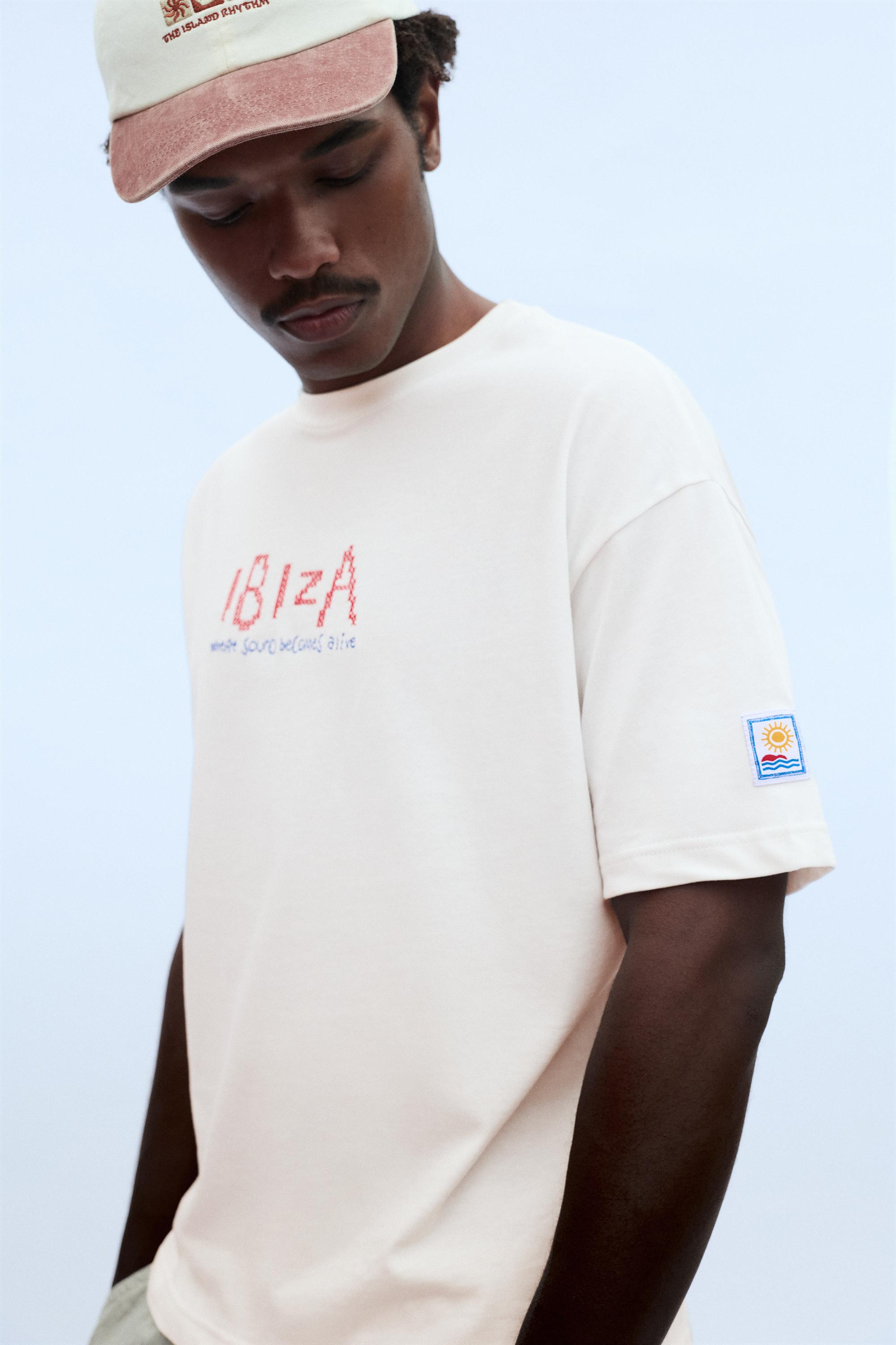 Relaxed fit Ibiza T-shirt — Off white