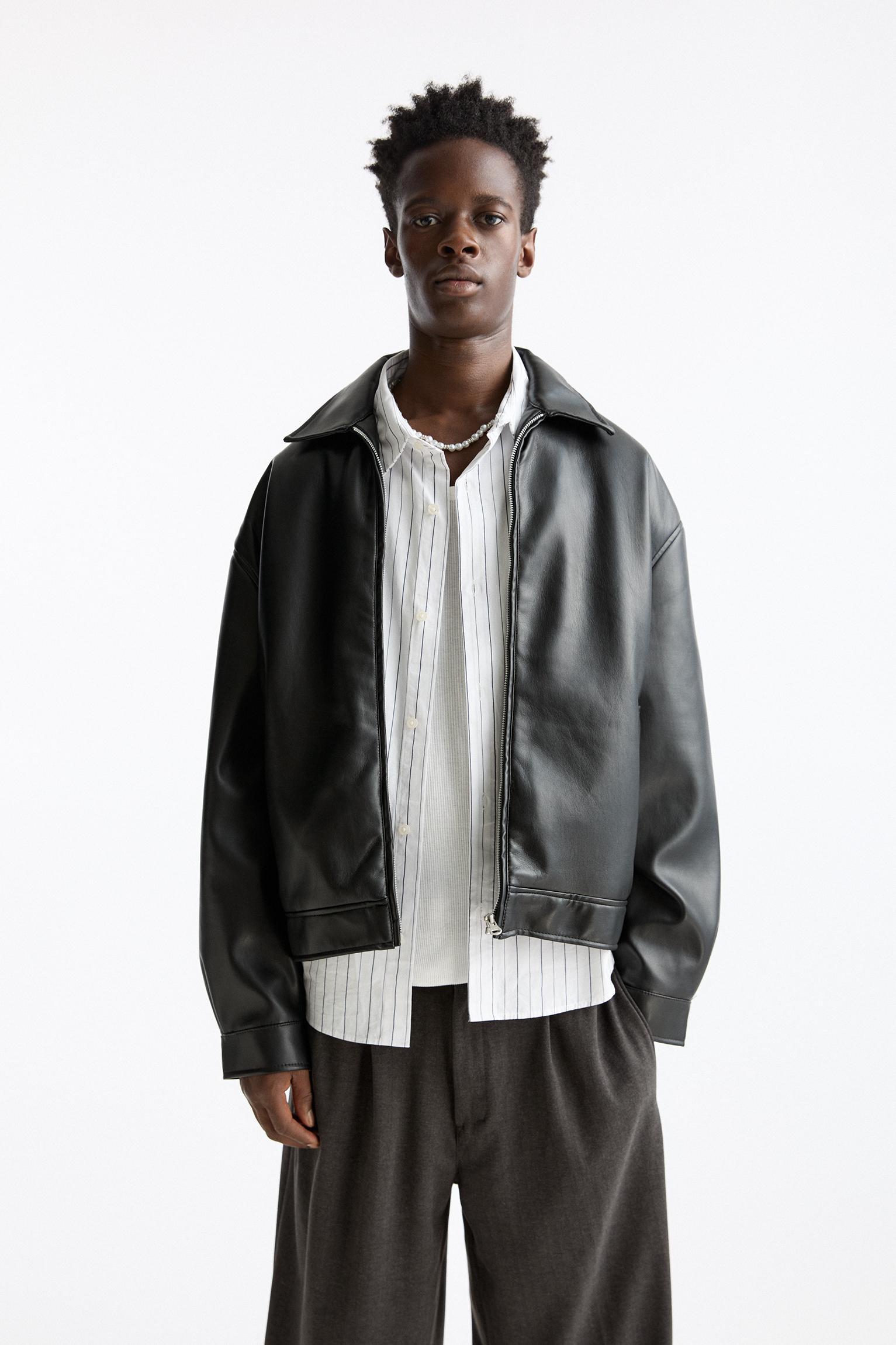 Pull and bear jacket homme sale