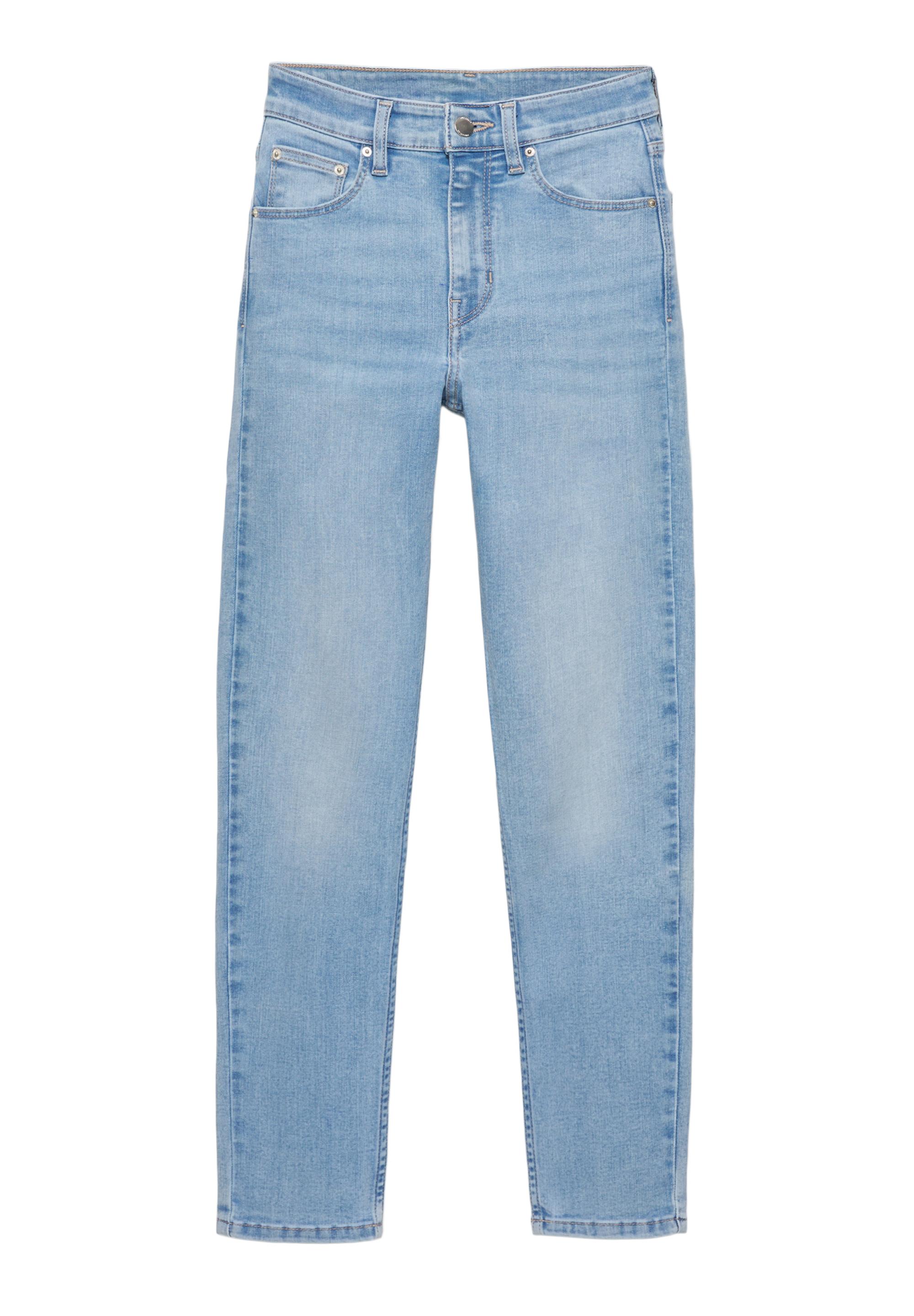 High-waist skinny jeans — Sky blue