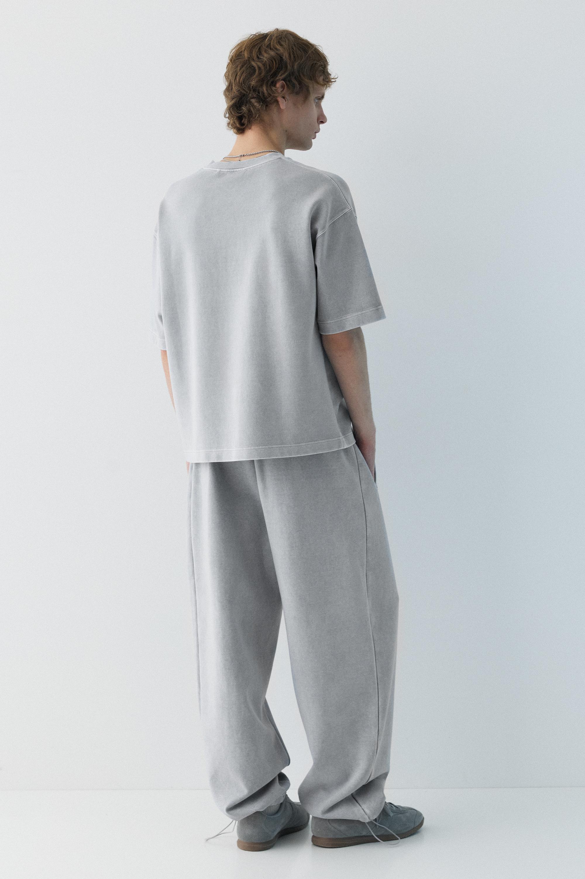 Soluk efektli STWD t-shirt - Görsel 6