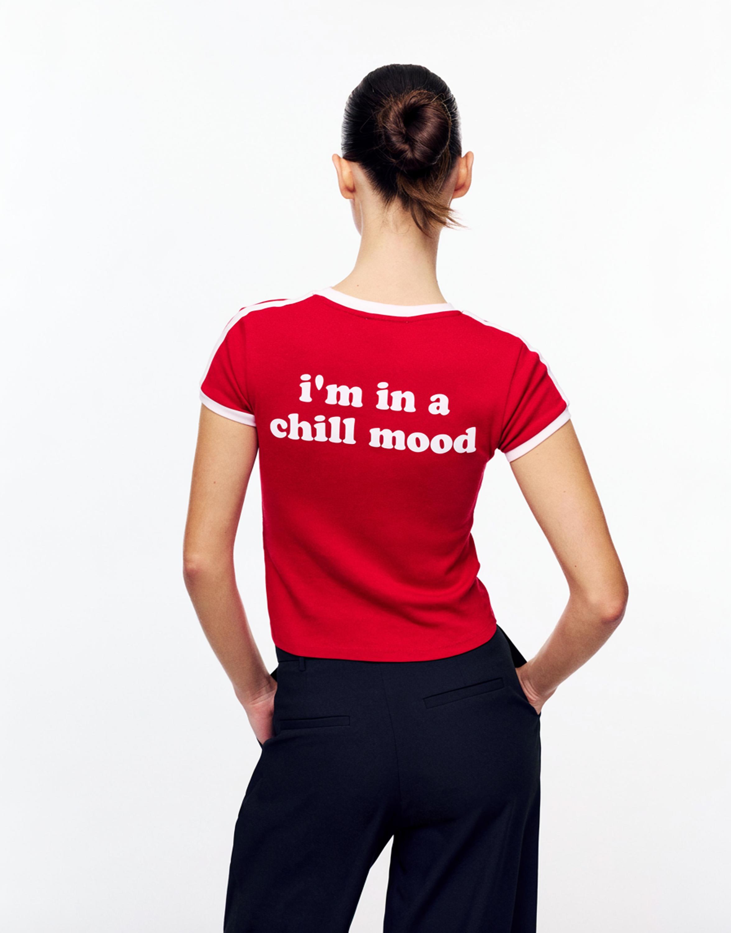Slim fit grafik t-shirt - Görsel 8