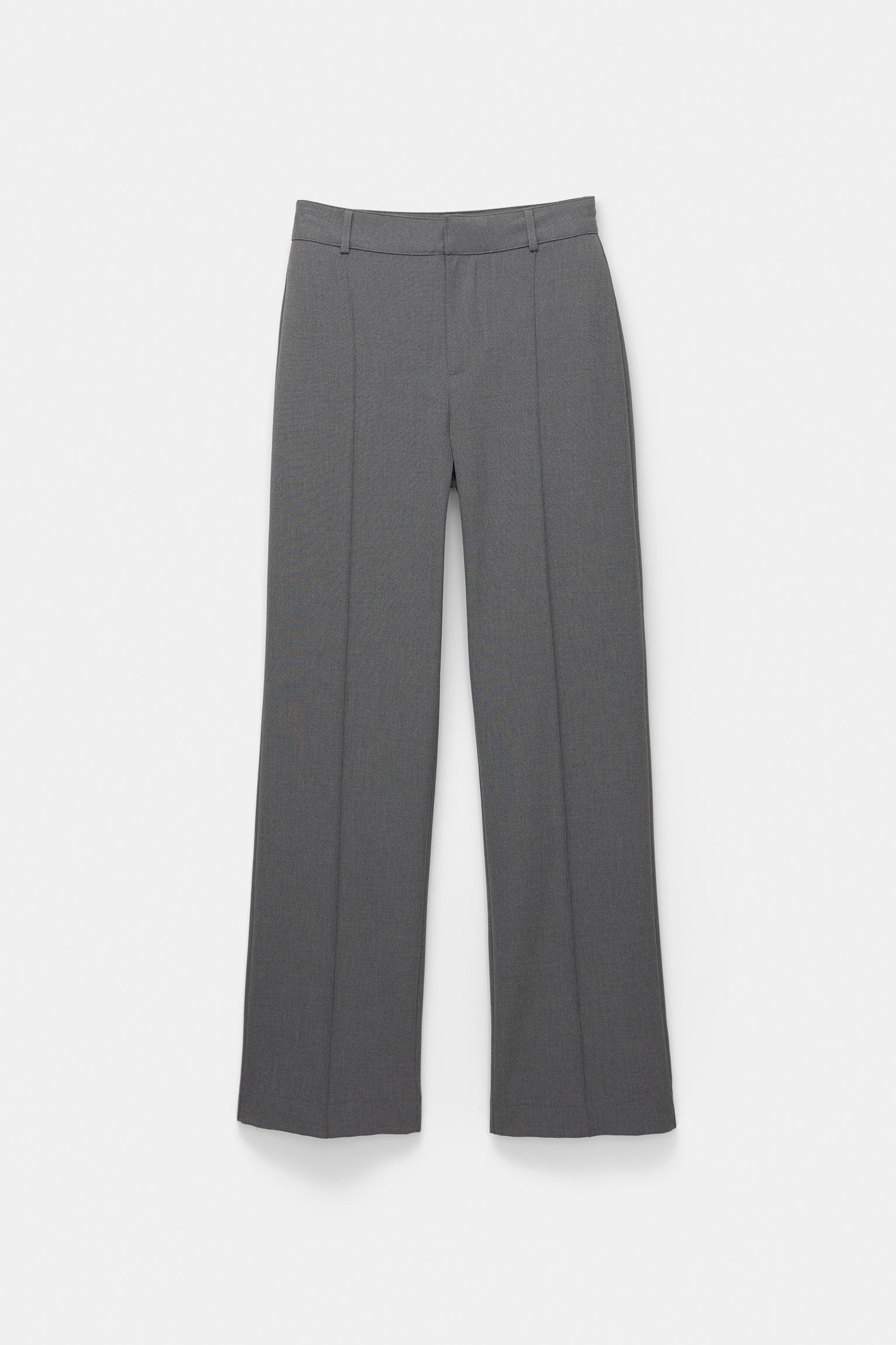 Smart trousers with seam detail — Grey