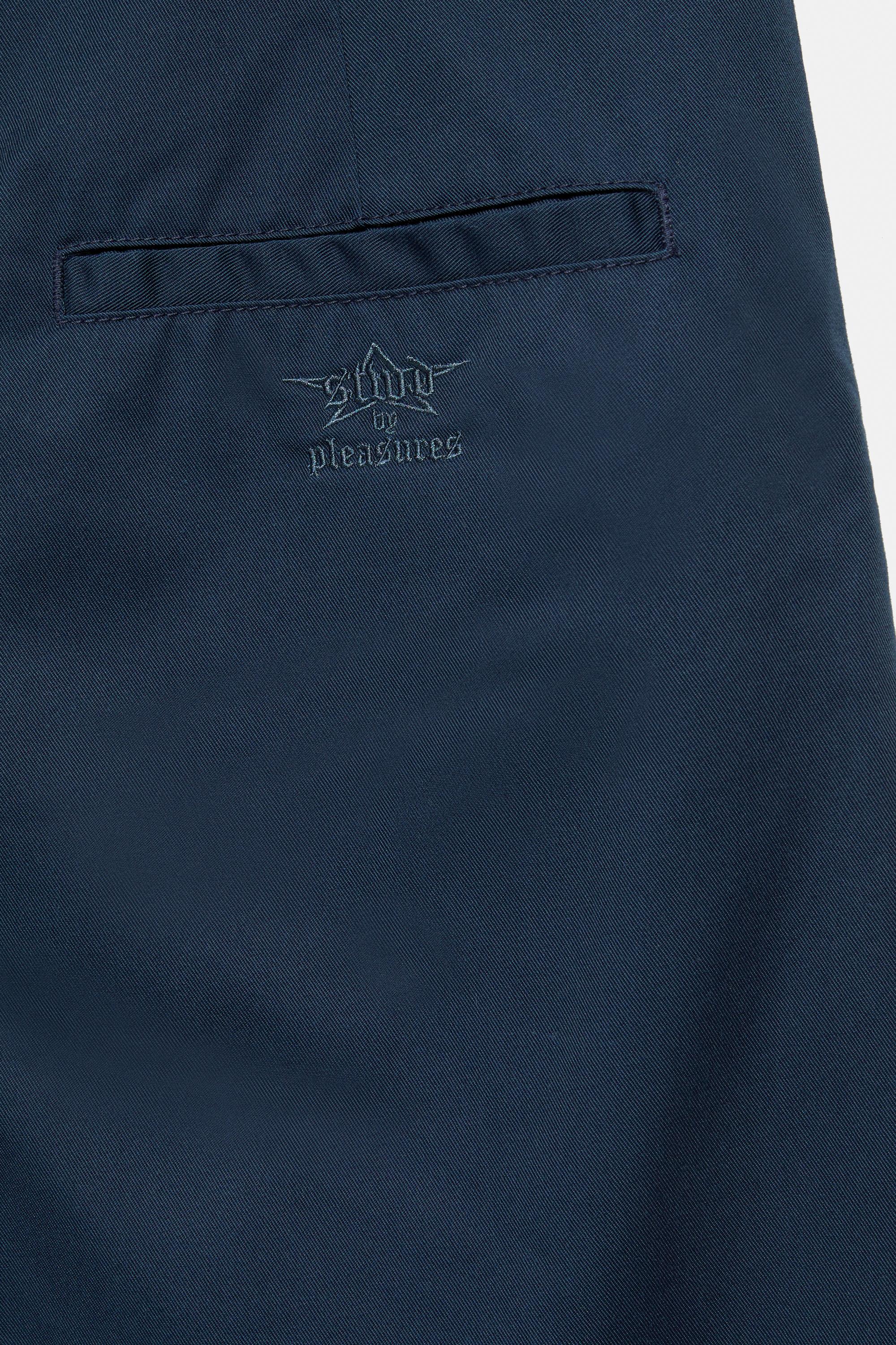 Pleasures x STWD panelled Bermuda shorts — Dark navy