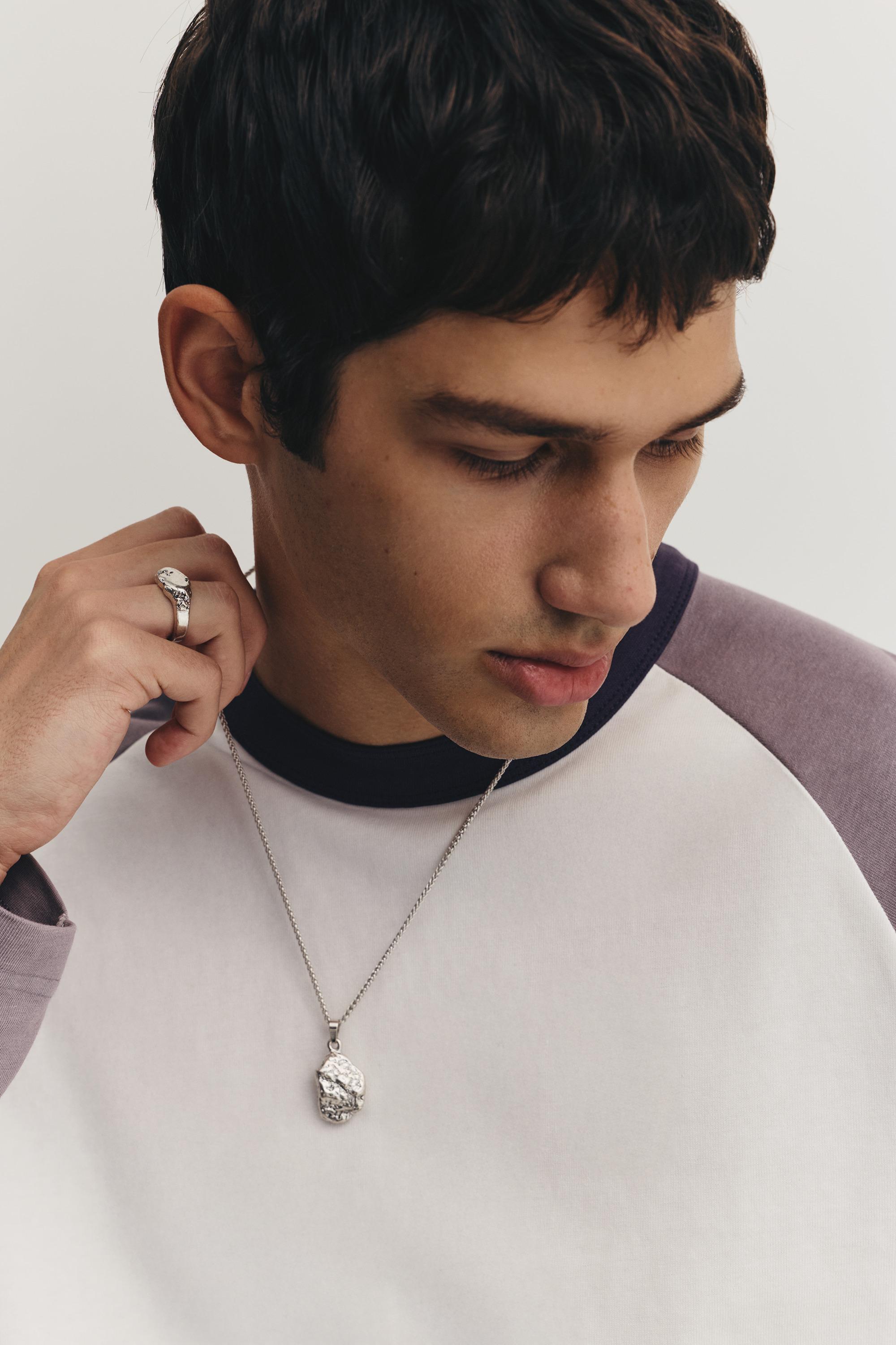 Taşlı kolye ve yüzük seti - Görsel 7