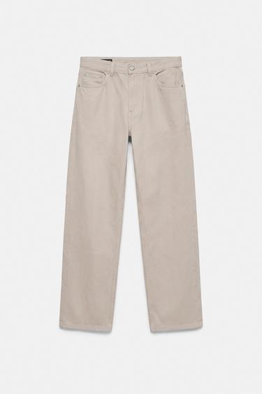 Straight-leg trousers — Stone 6