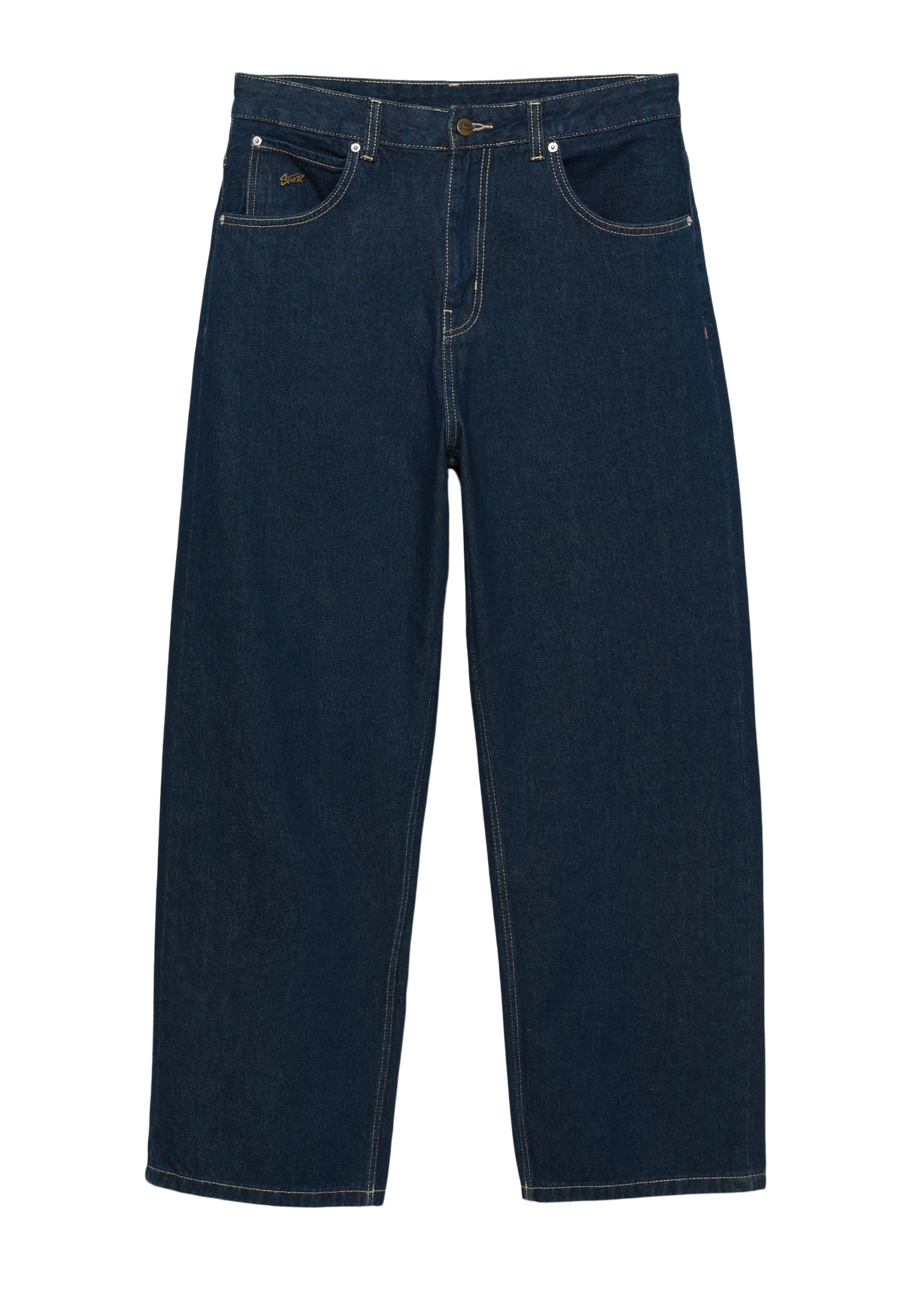 Relaxed fit baggy jeans — Indigo