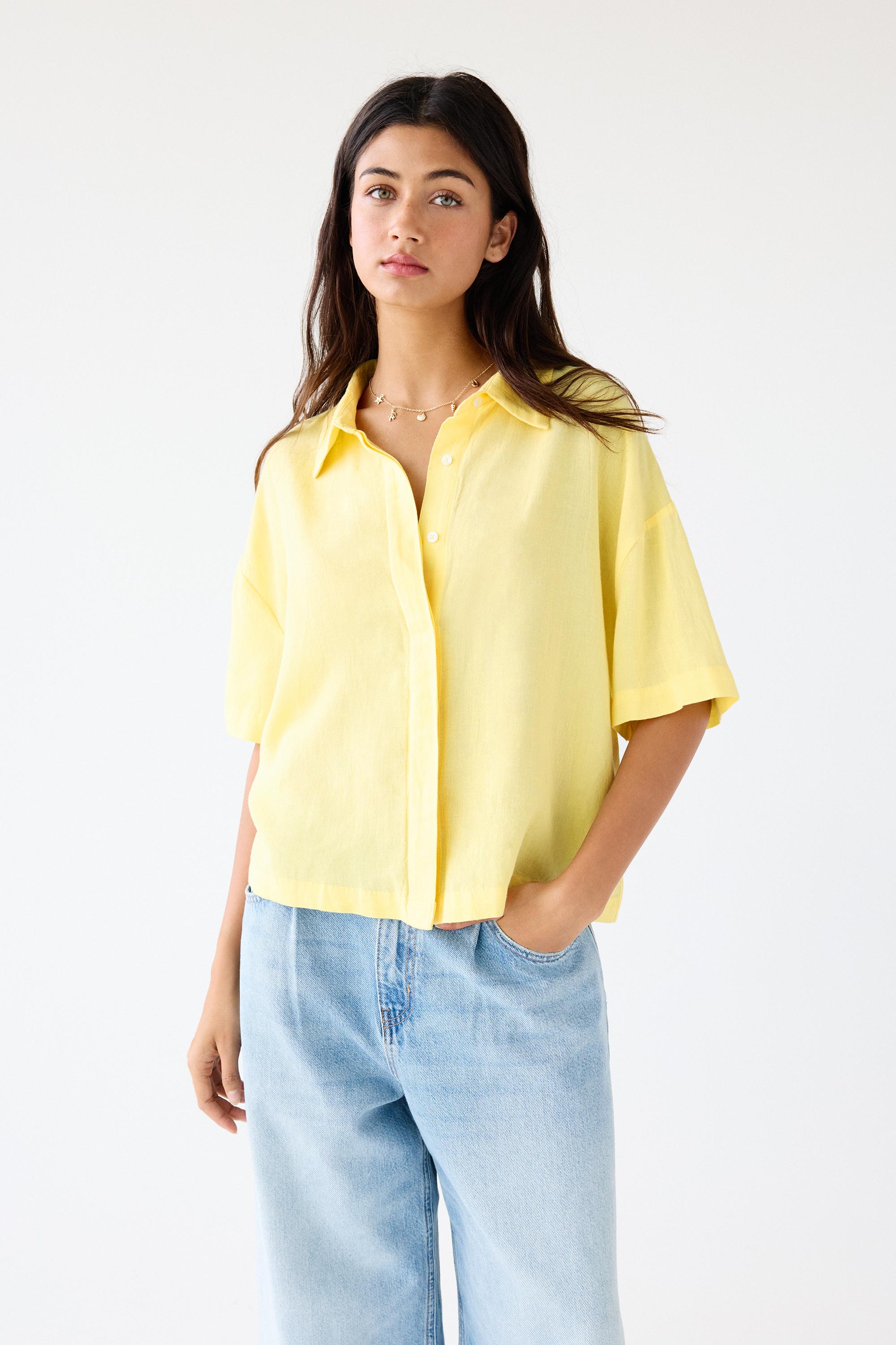 Rustikales Kurzarmhemd