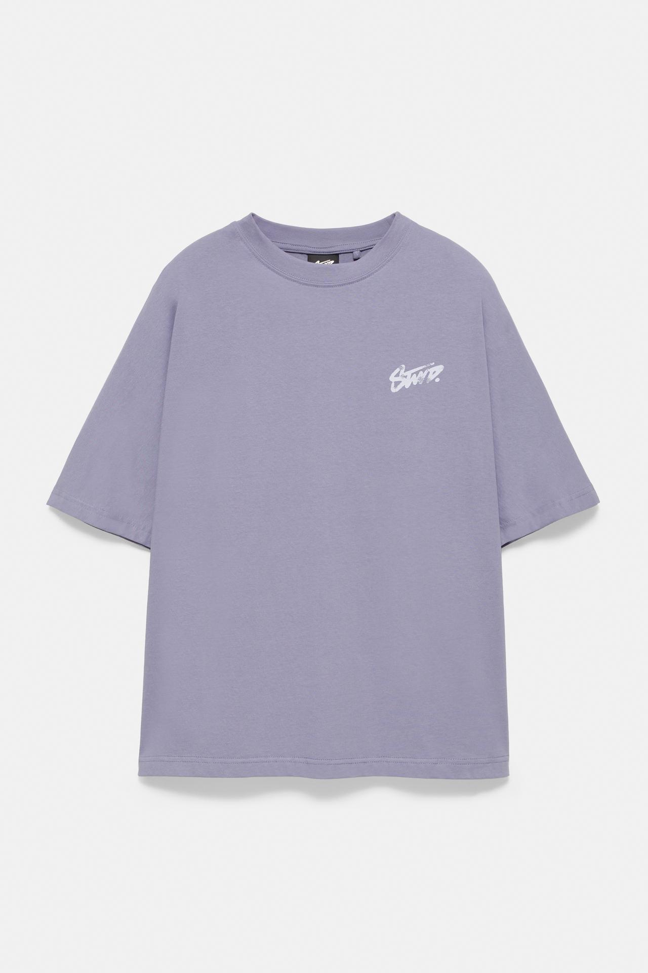 STWD graffiti logo T-shirt — Yale blue