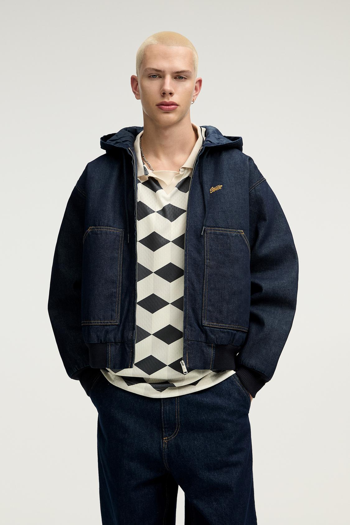 Veste Jean Pull And Bear Homme Denim Chemise Homme Pull And Bear