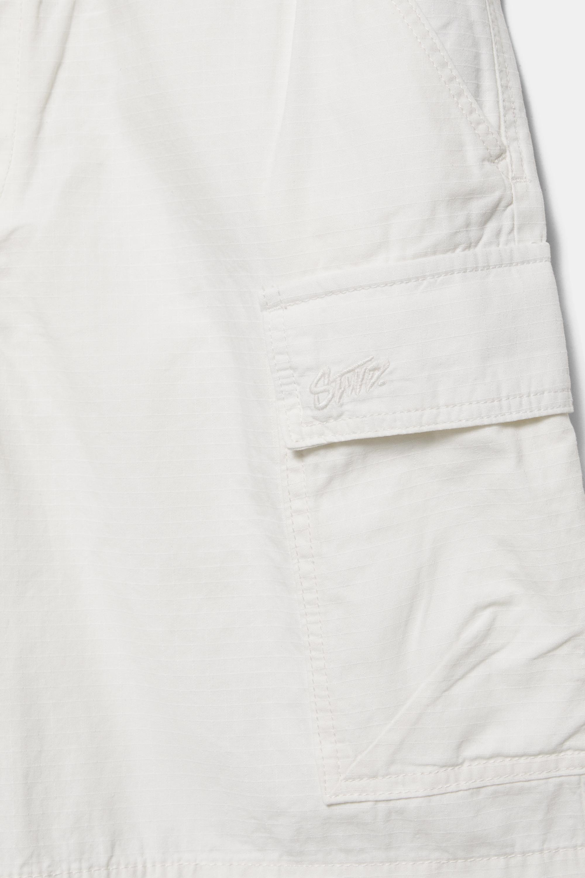Ripstop cargo Bermuda shorts — Off white