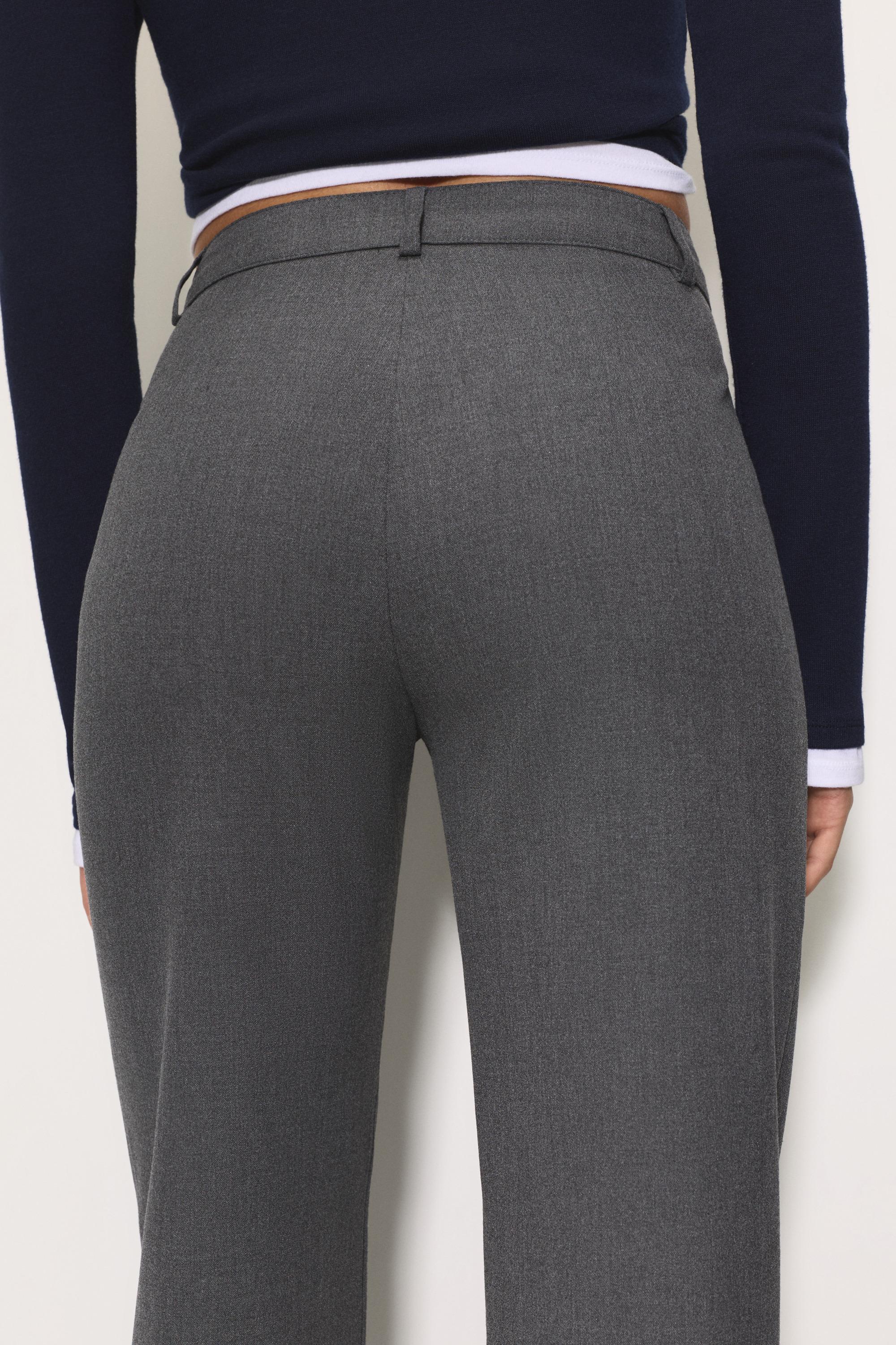 Smart trousers with seam detail — Grey