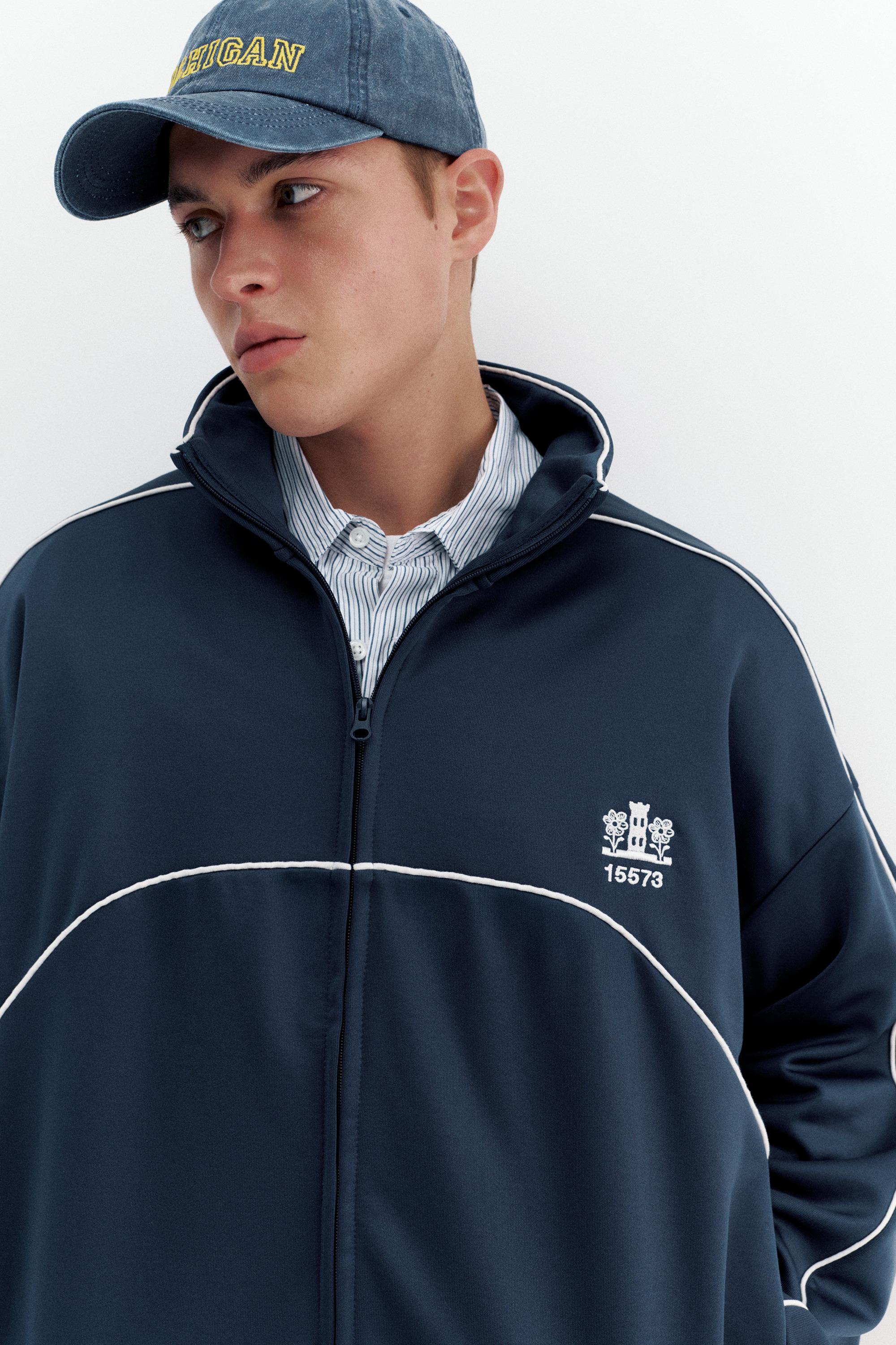 Fermuarlı nakışlı ceket - Görsel 16