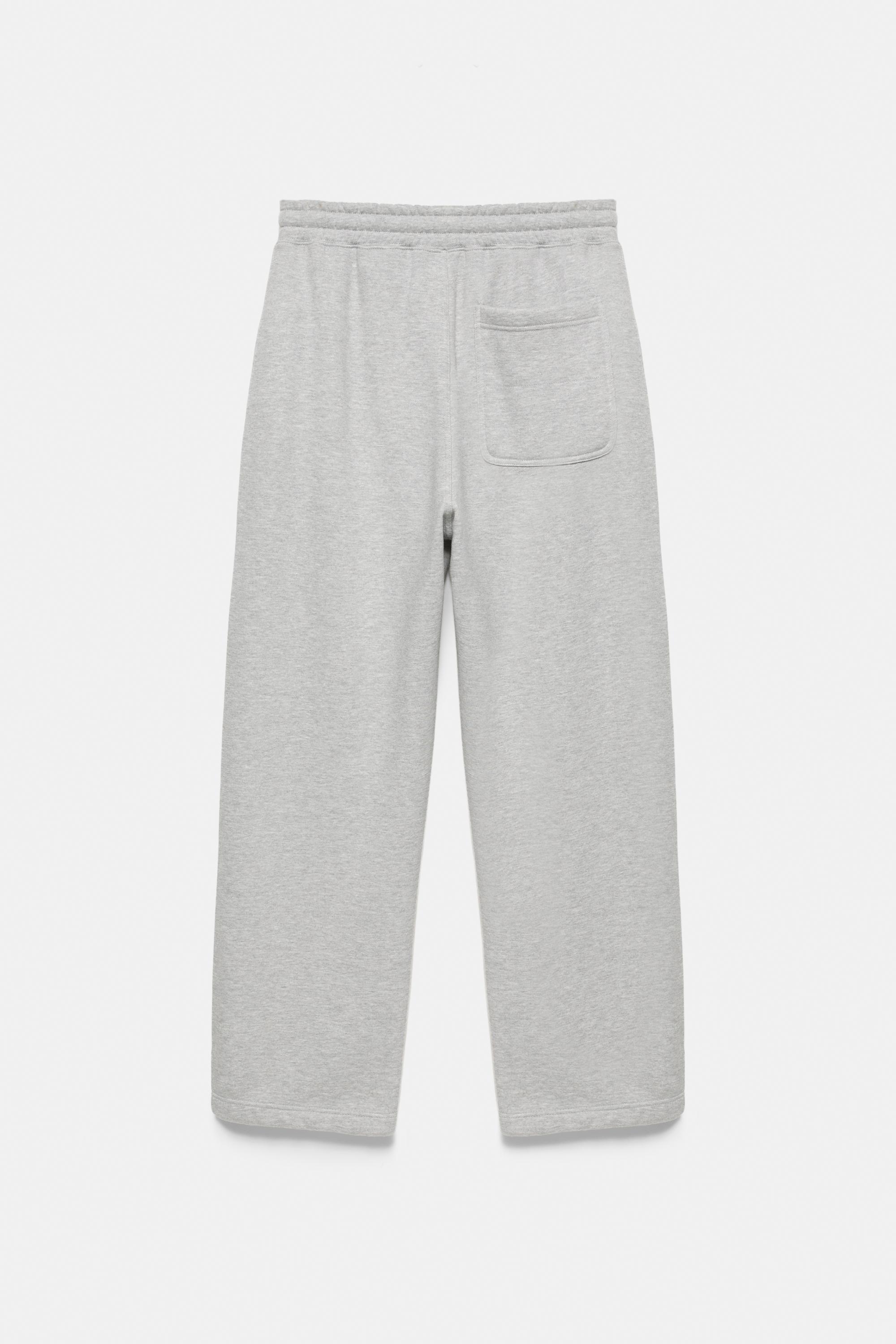 Baggy joggers — Grey marl