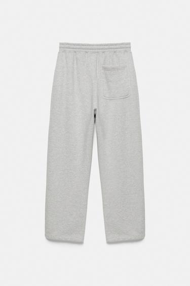 Basic baggy tracksuit bottoms — Grey marl 8