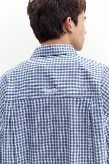 Short sleeve check shirt — Blue 5