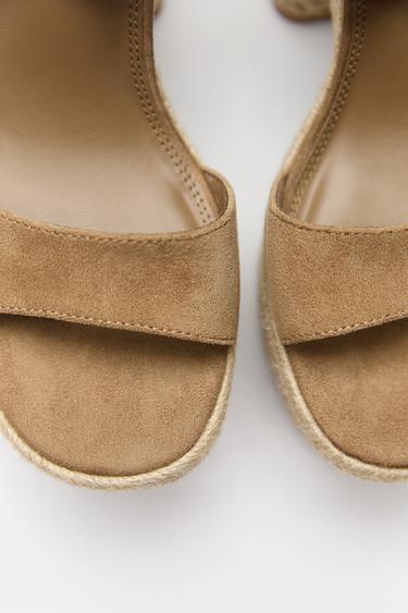Jute high-heel sandals — 1-101 5
