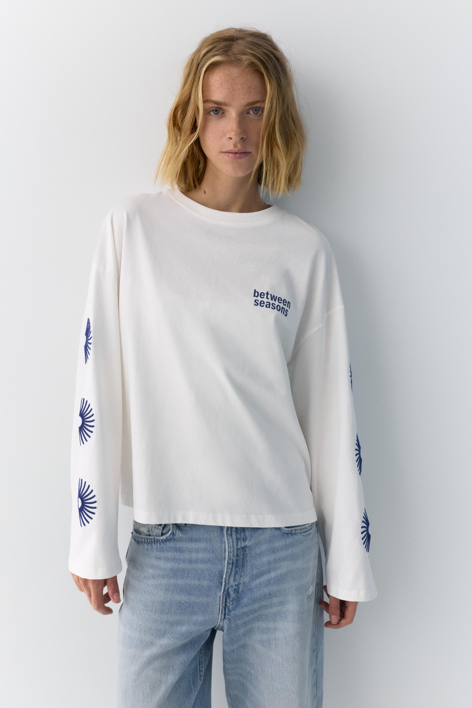 Güneş grafik detaylı t-shirt - Görsel 13