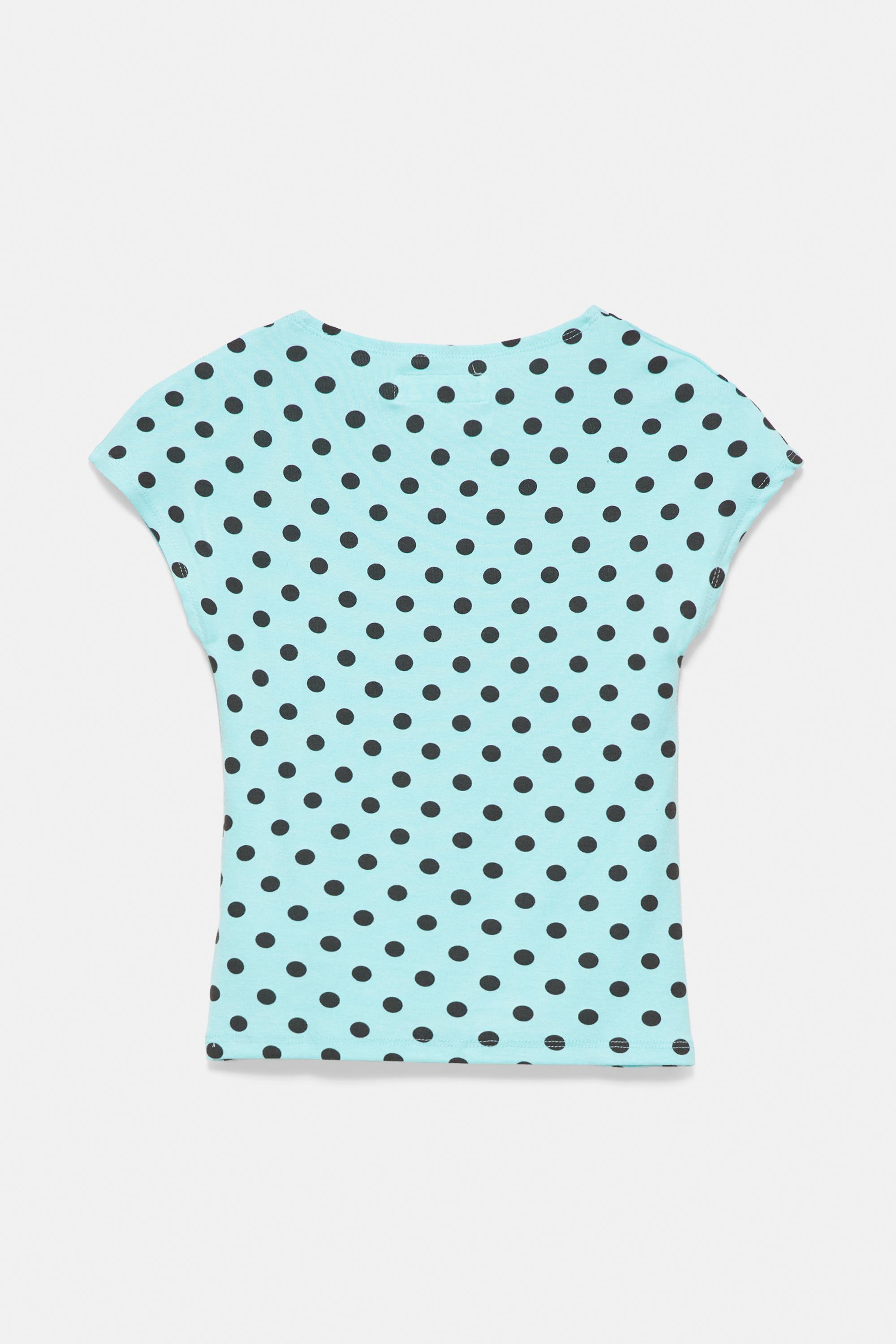 Fitted short sleeve T-shirt — Pale turquoise
