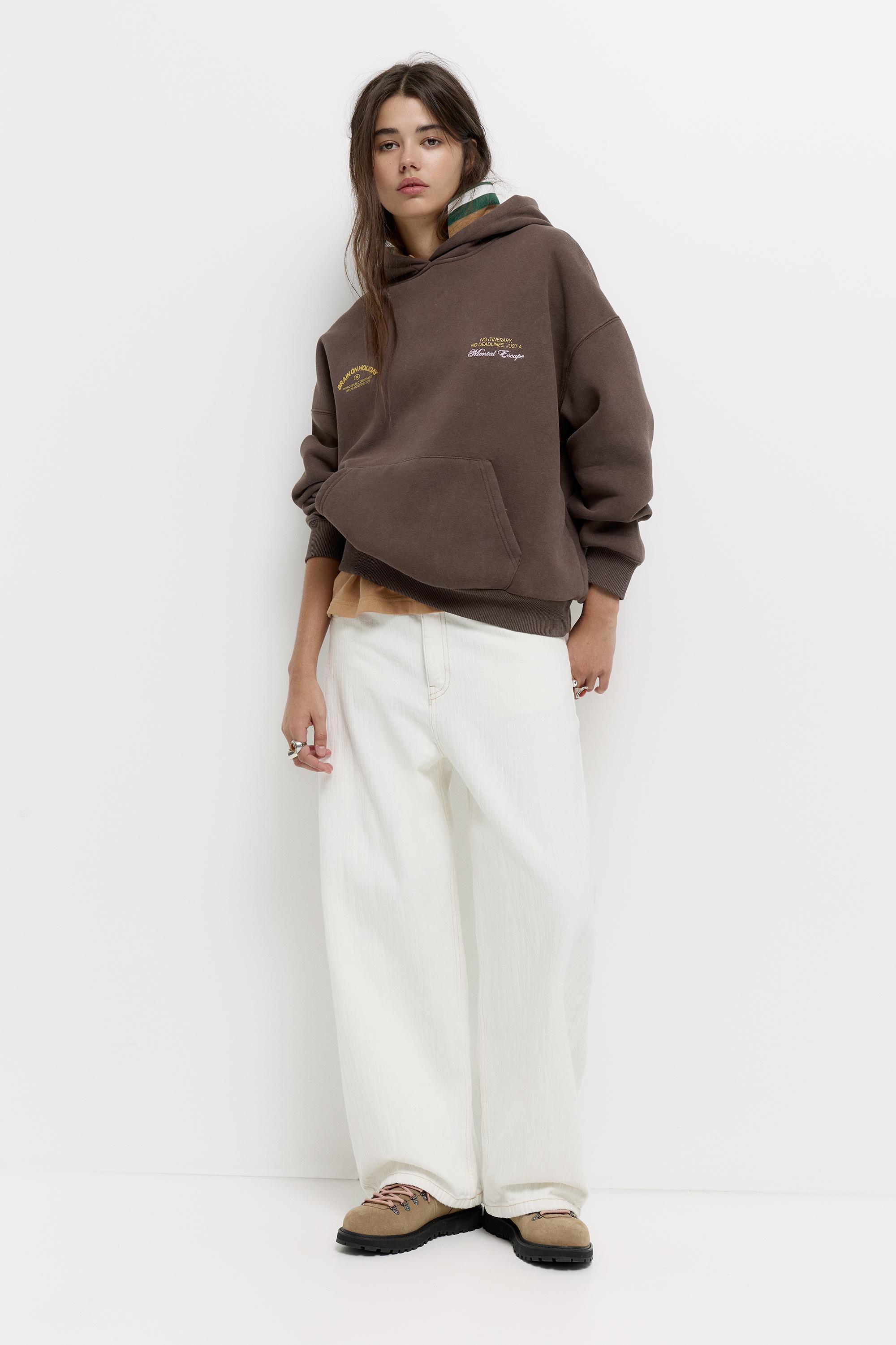 Kapuzen-Sweatshirt Mit Grafik