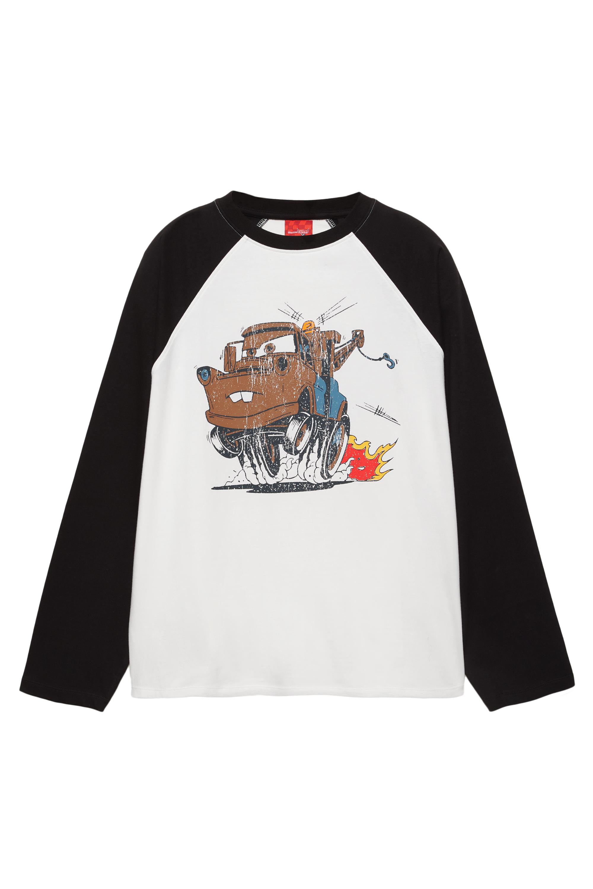 Cars reglan kol uzun kollu t-shirt - Görsel 2
