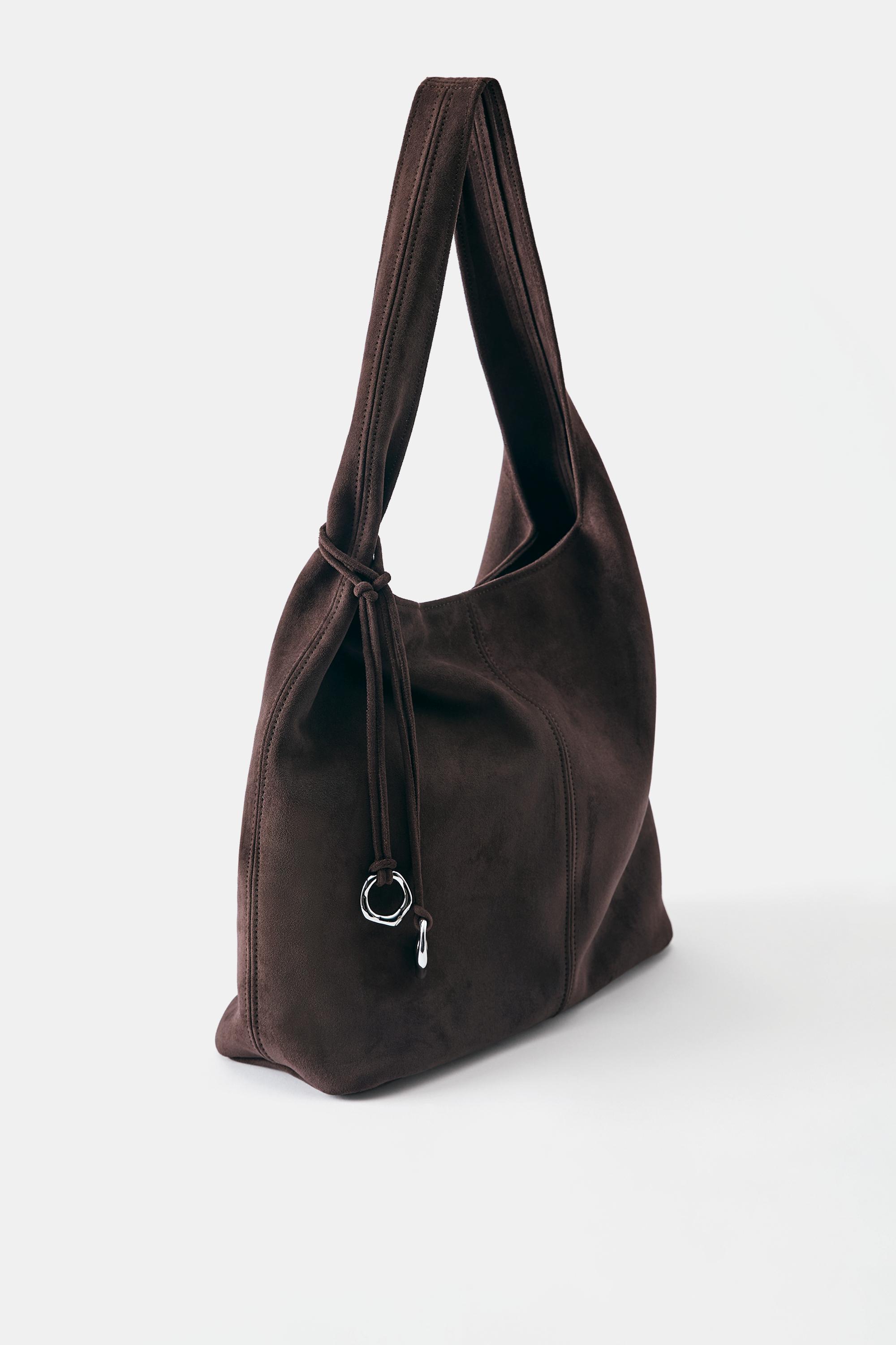 Embellished tote bag — Brown