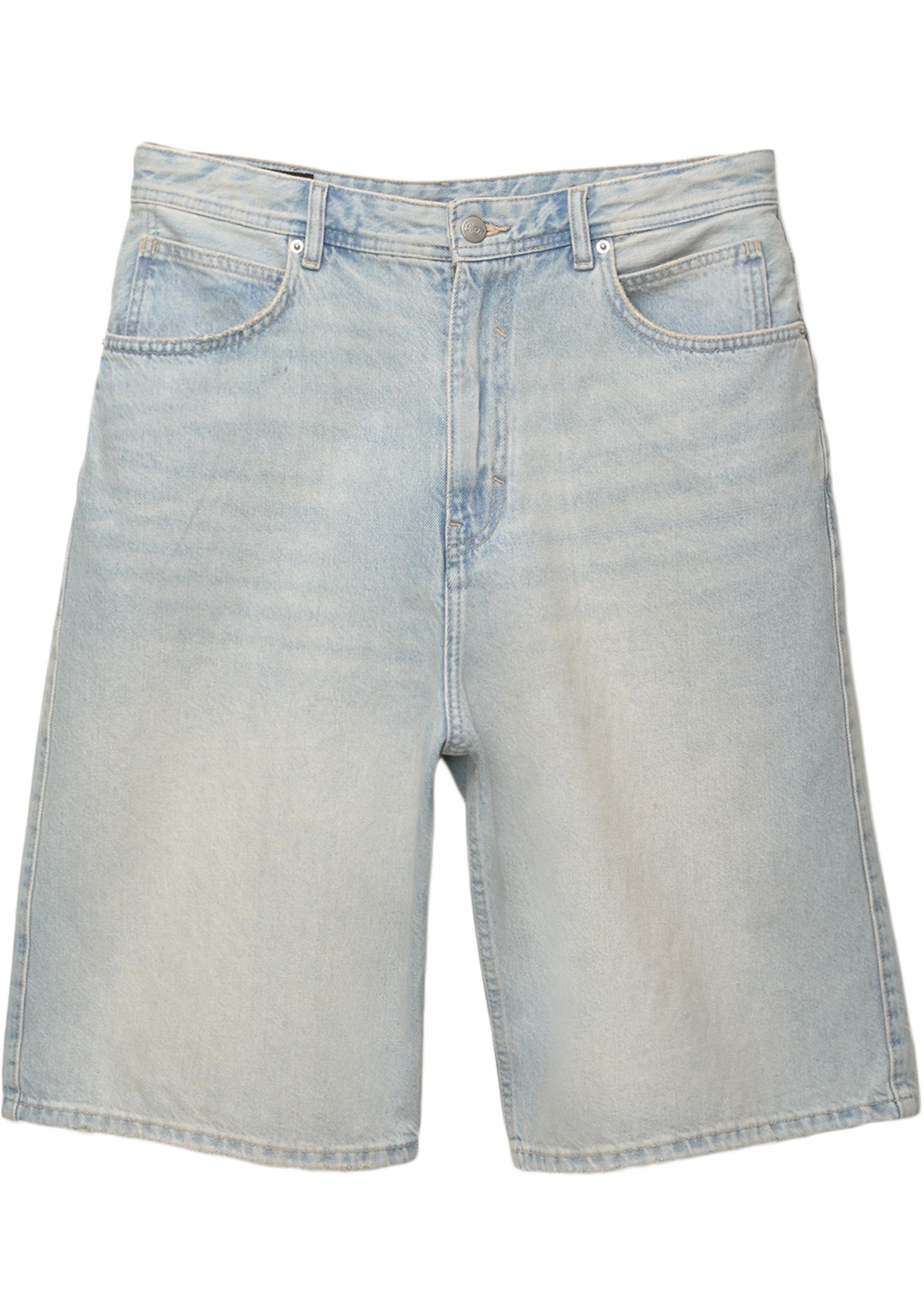 Skater jorts — Pale indigo