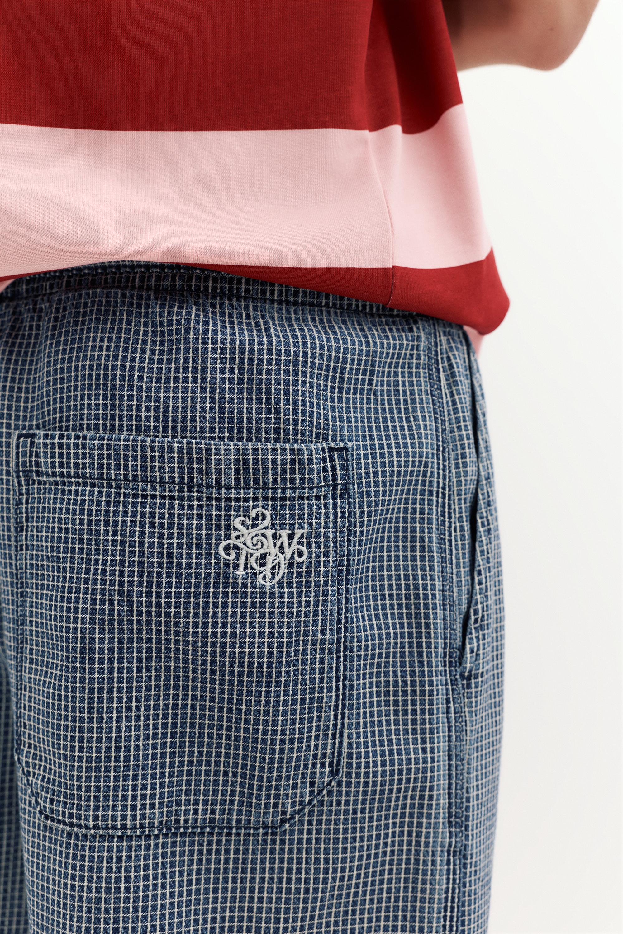 Denim joggers — Blue