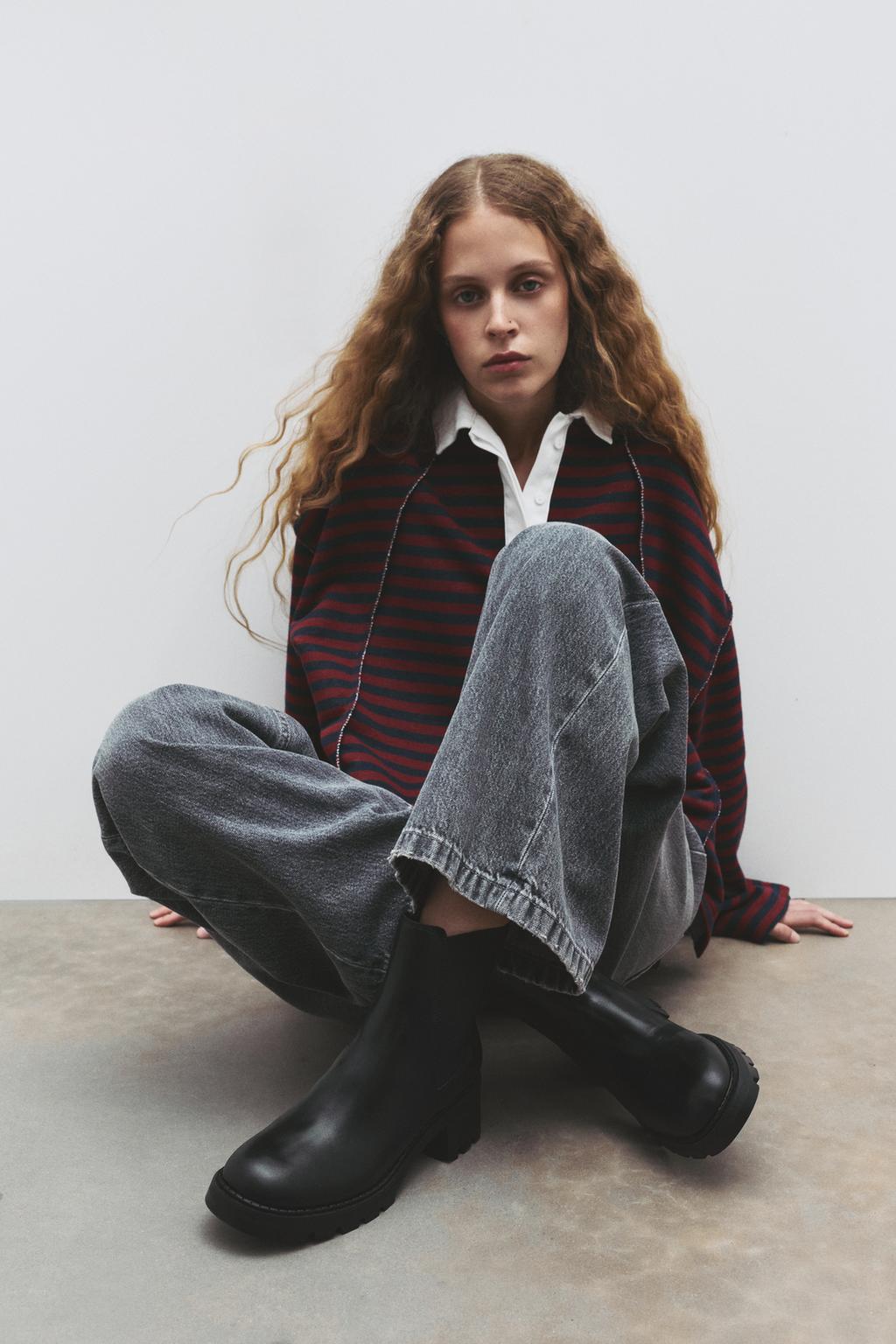 Botines tacón chelsea PULL&BEAR - Main Image