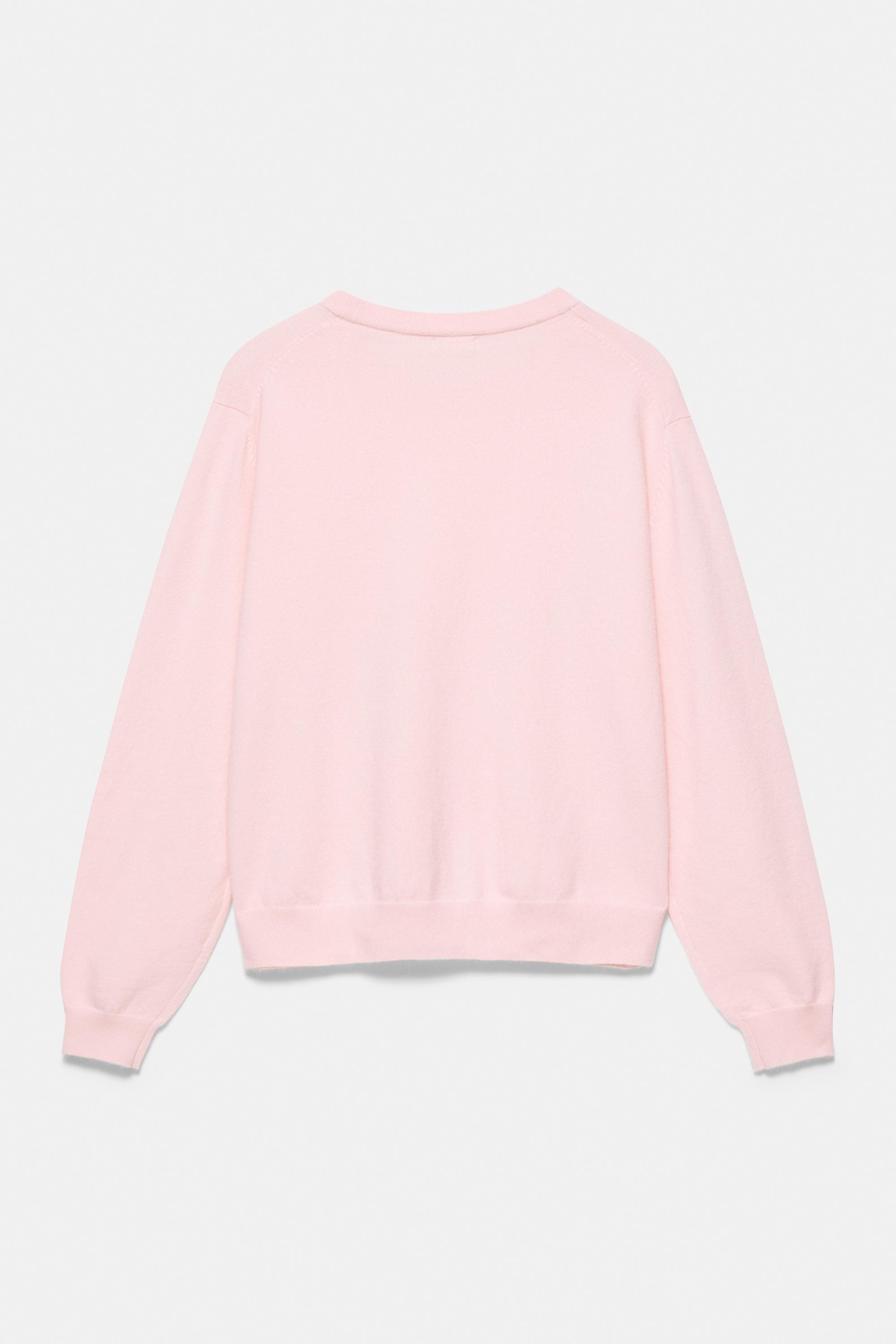Soft knit jumper — Pastel pink