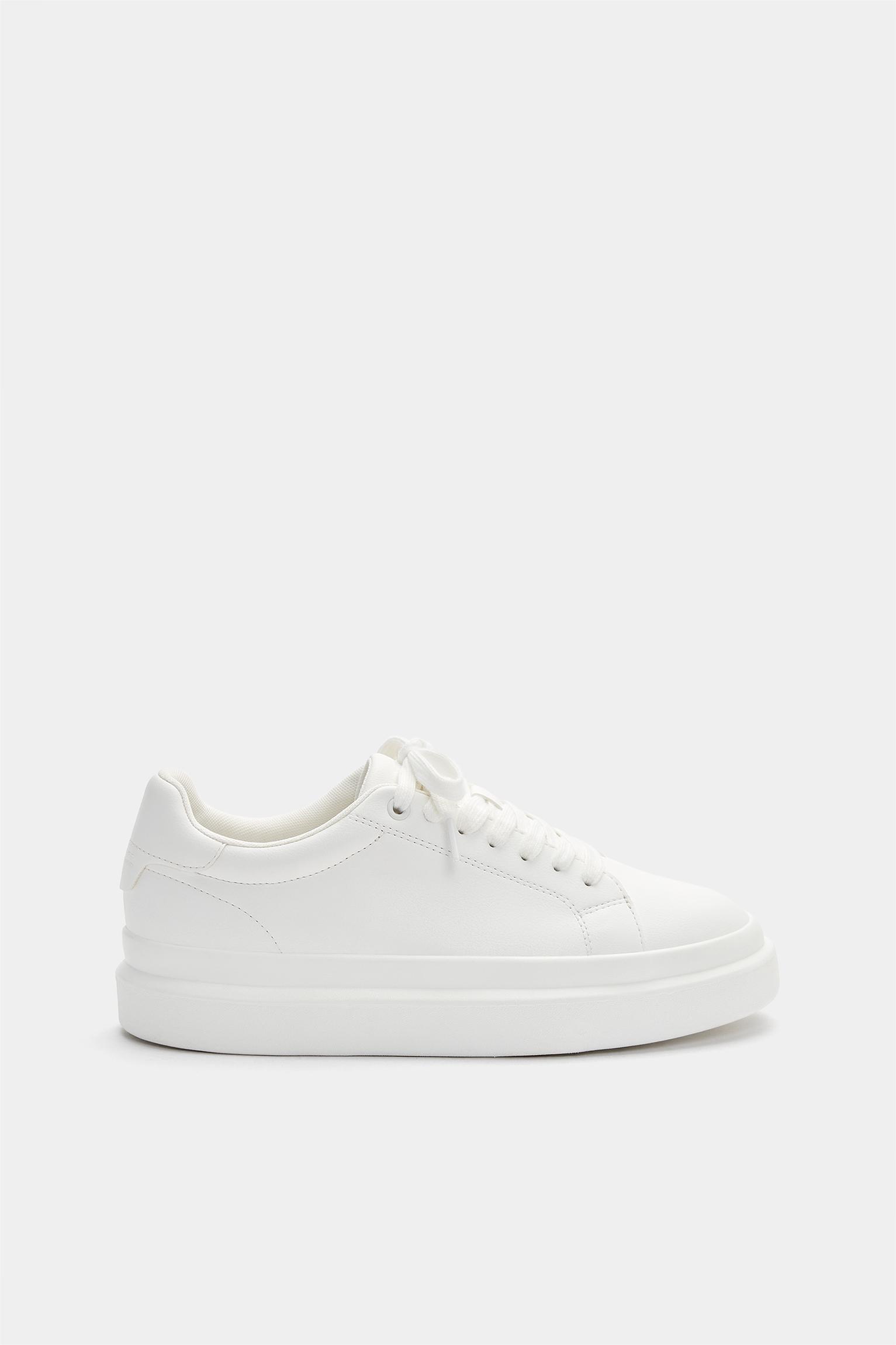 Tenis Casuales Pull And Bear Tenis Hombre Zapatillas Blancas