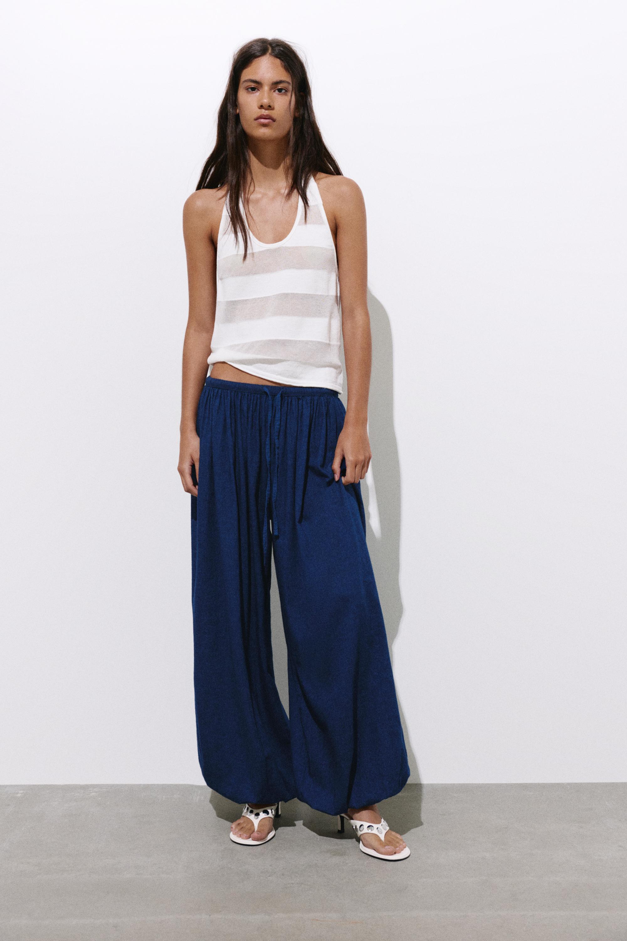 Sarouel trousers — Dark blue