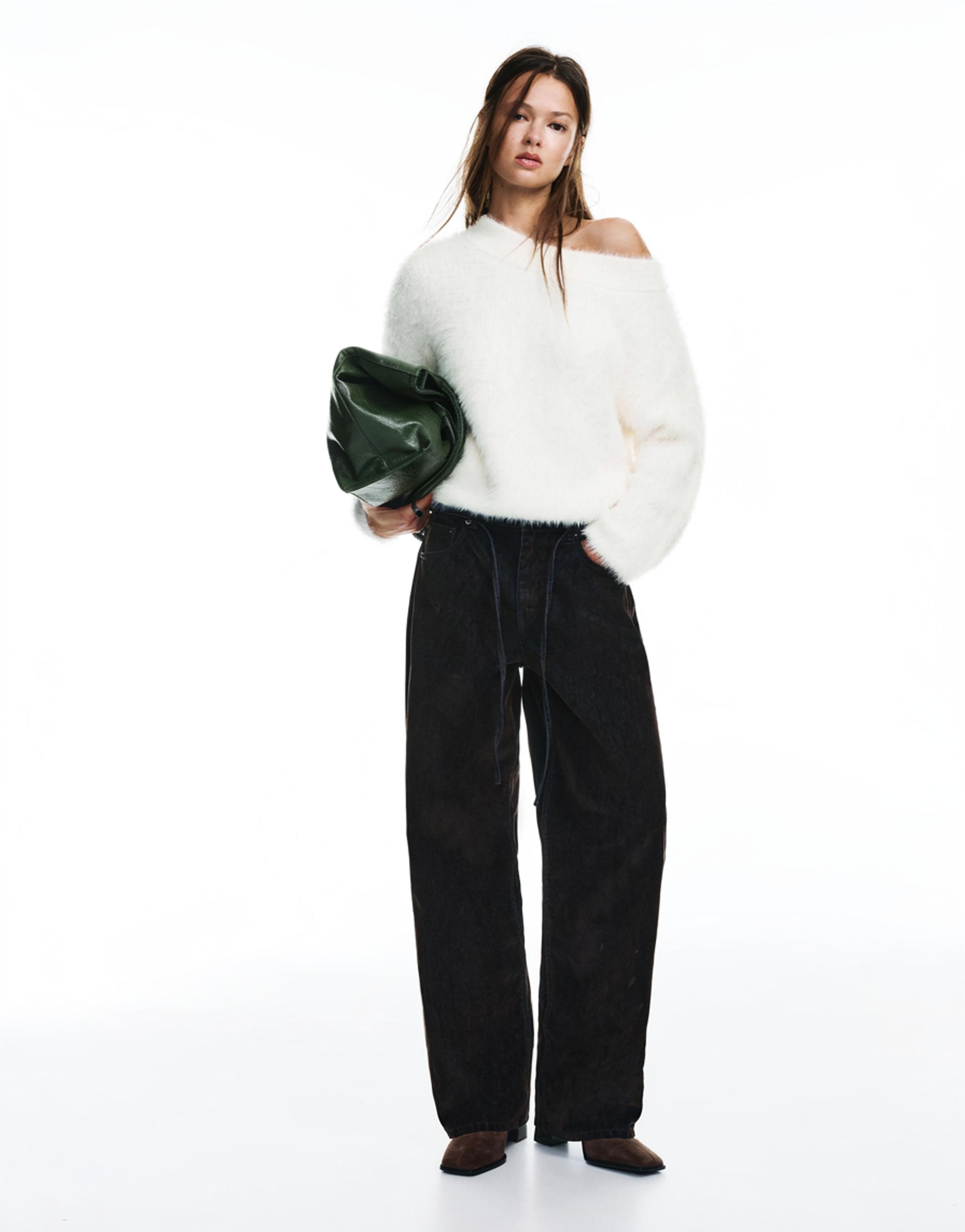 Asimetrik suni kürk kazak