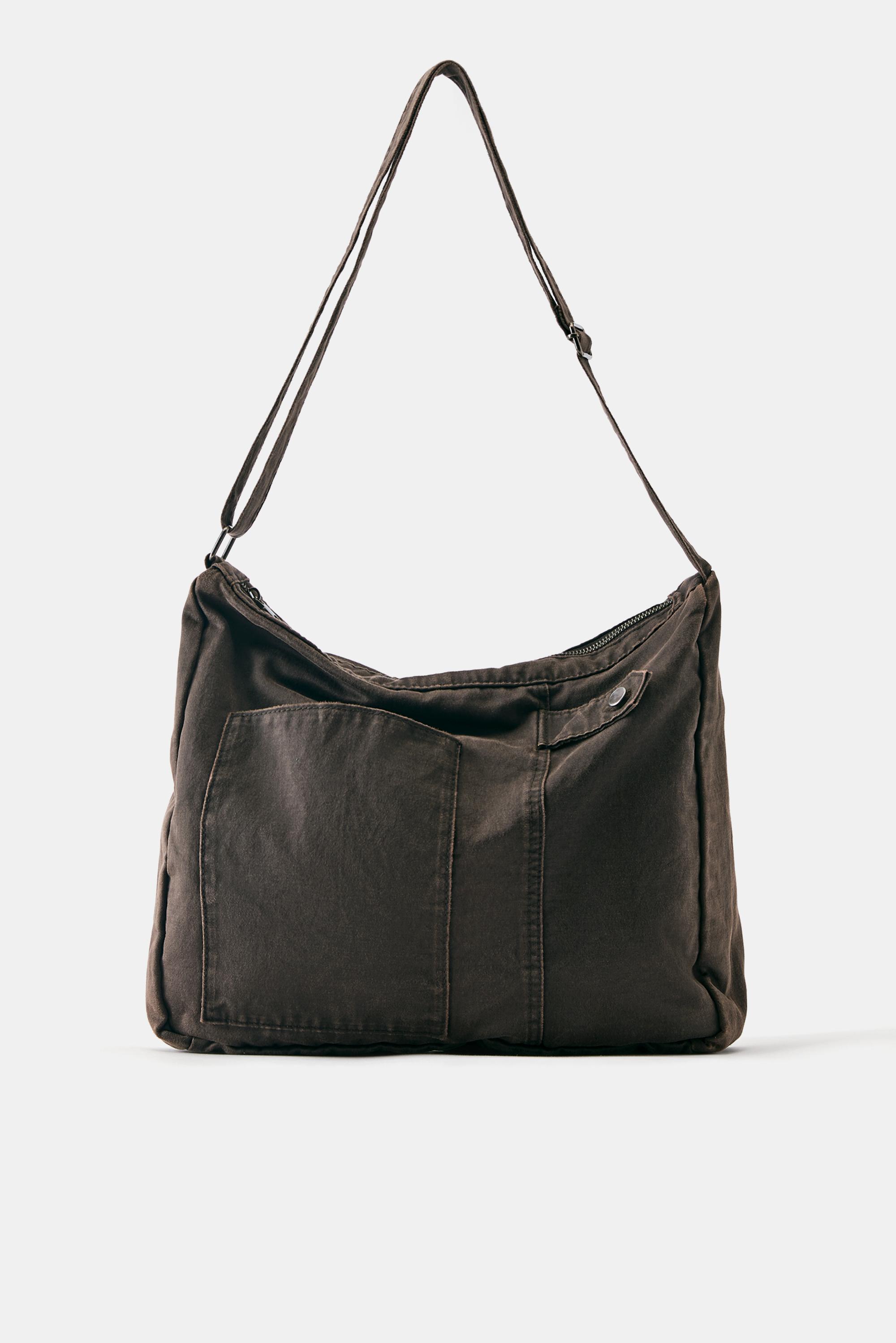 Bolso bandolera encerado