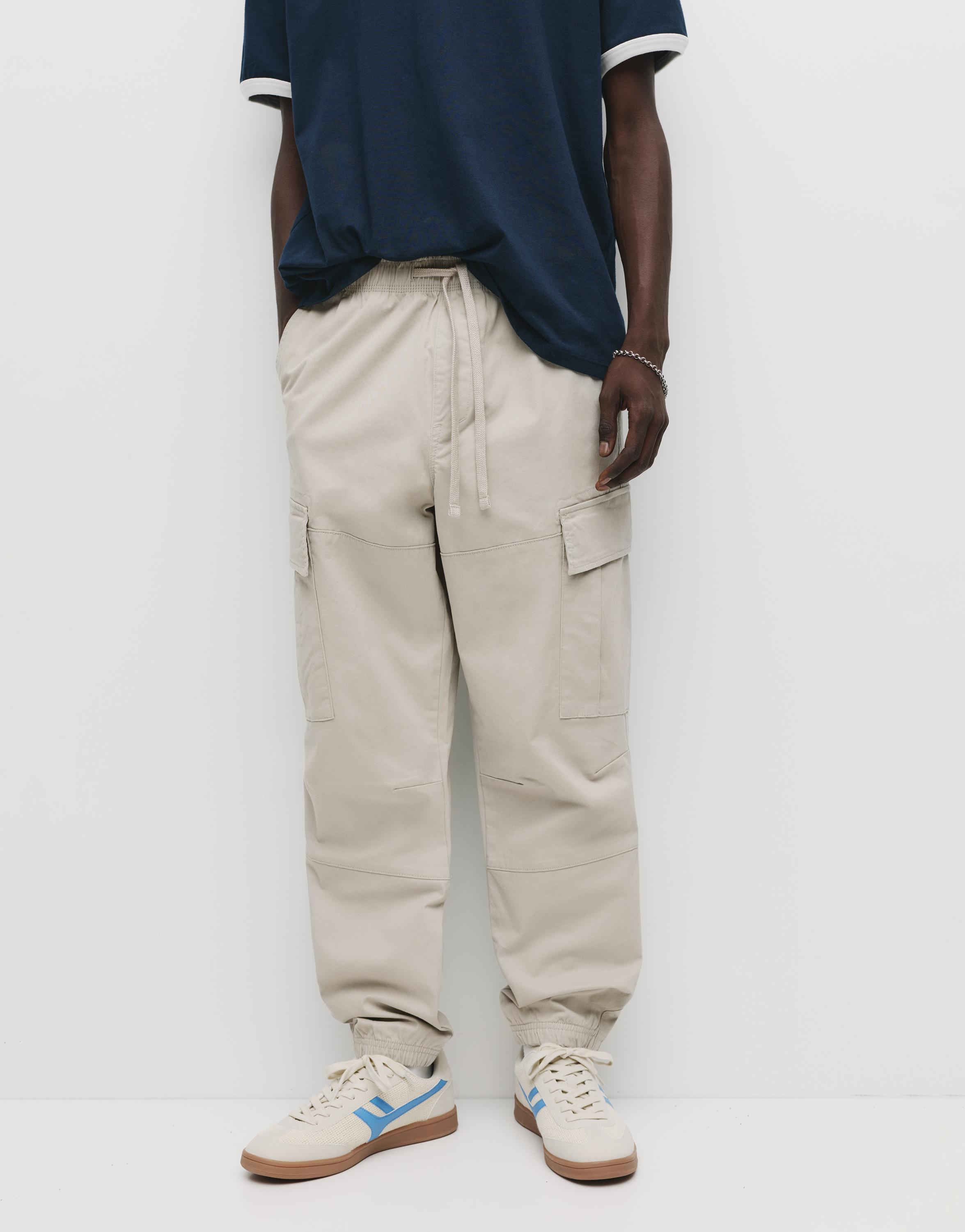 Cargo jogger trousers — Ice