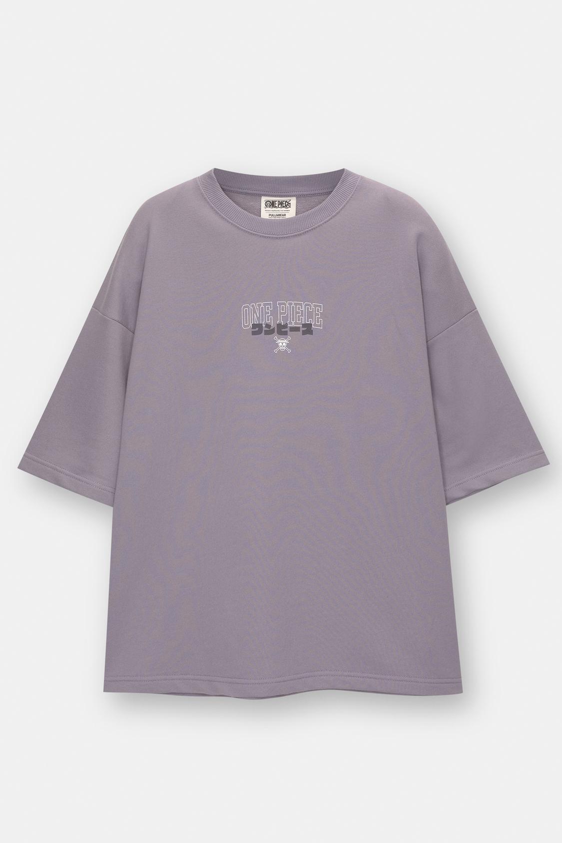 Sudadera manga corta One Piece PULL&BEAR