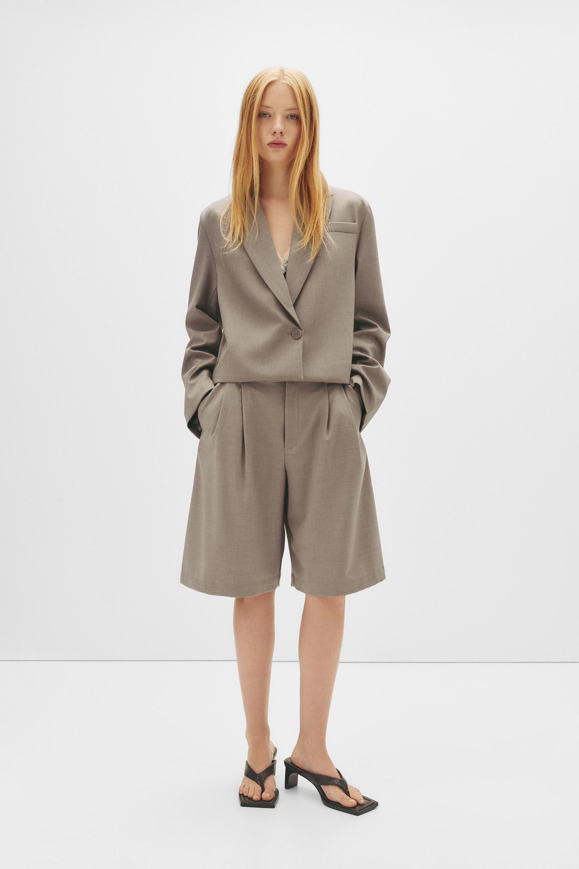 Business-Bundfalten-Bermudashorts