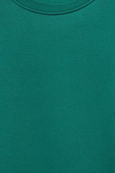 Relaxed fit round neck sweatshirt — Bottle 7