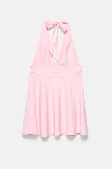 Short halter dress — Pink 5