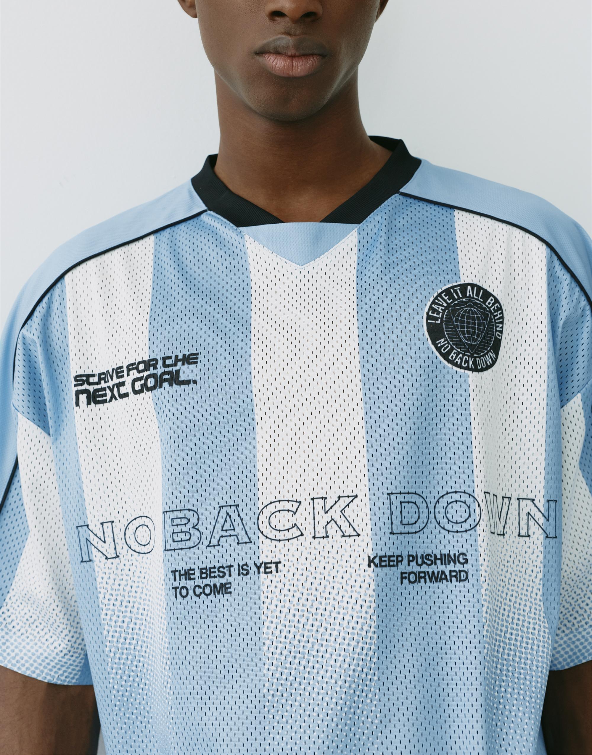 STWD boxy T-shirt — Sky blue